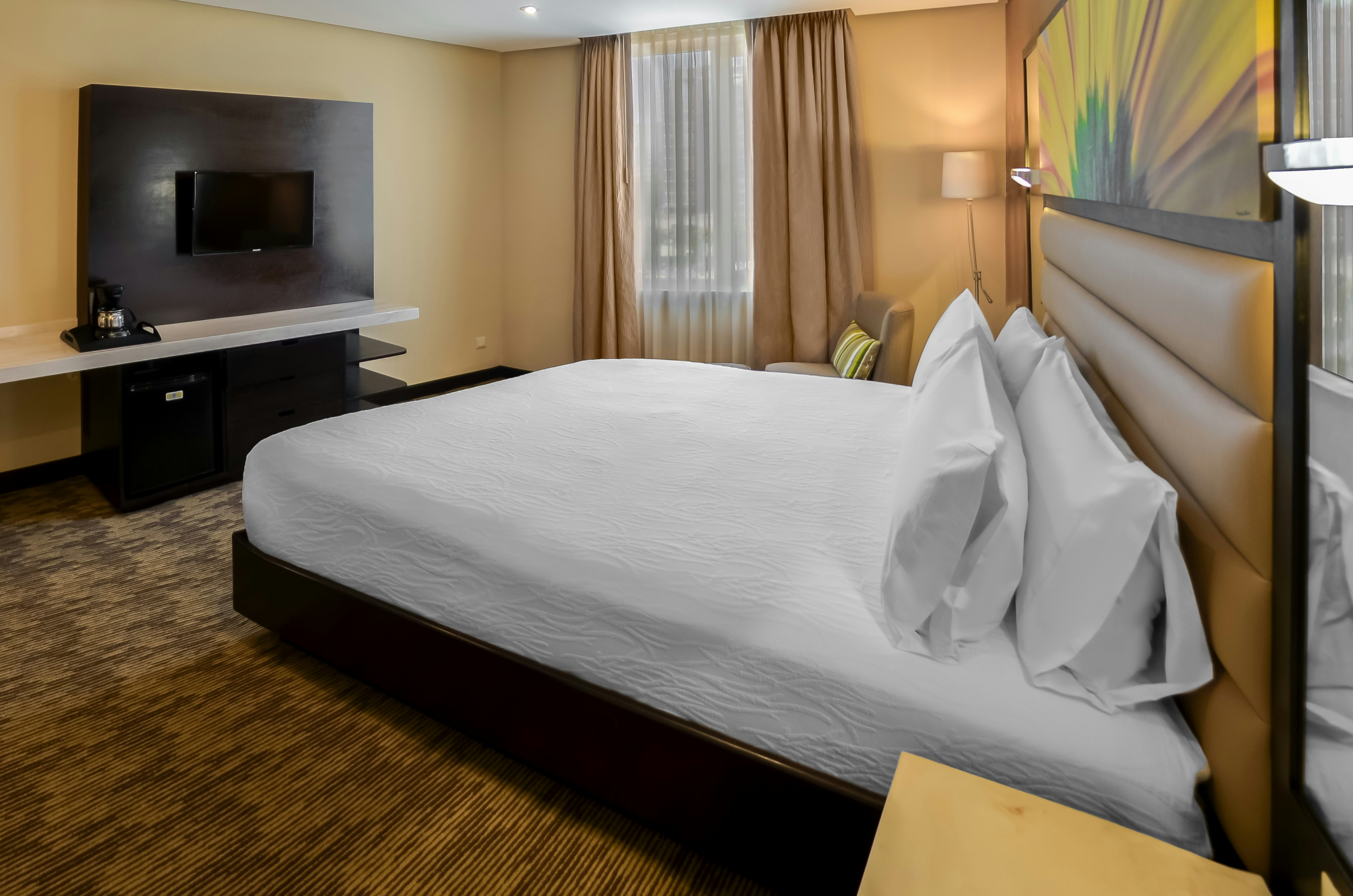 غرفة بسرير كينج بإطلالة على المدينة، Hilton Garden Inn Guatemala City 2/4