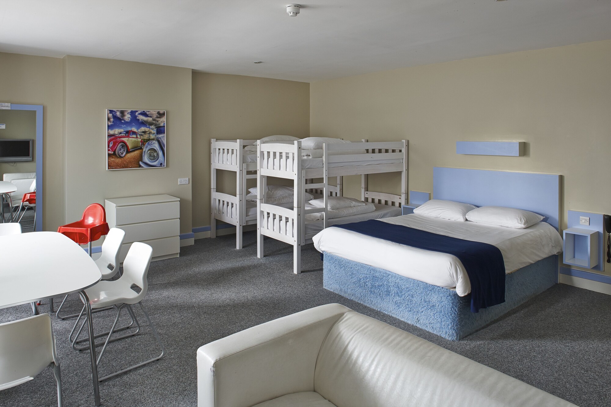 Family, Studio, Suite, 1 Single and 2 Double Beds