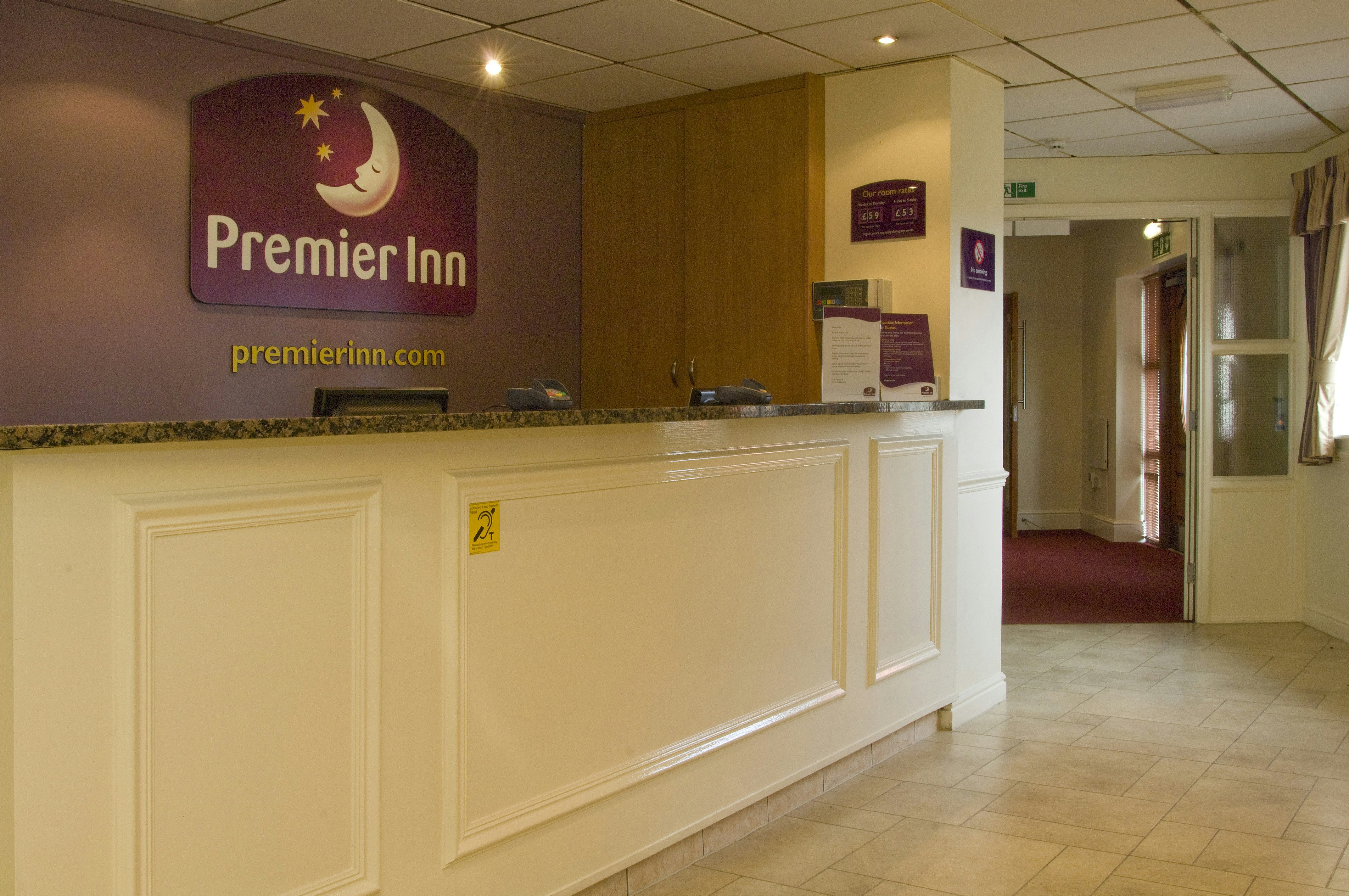Lobby at Premier Inn South Shields Port Of Tyne, SOUTH TYNESIDE