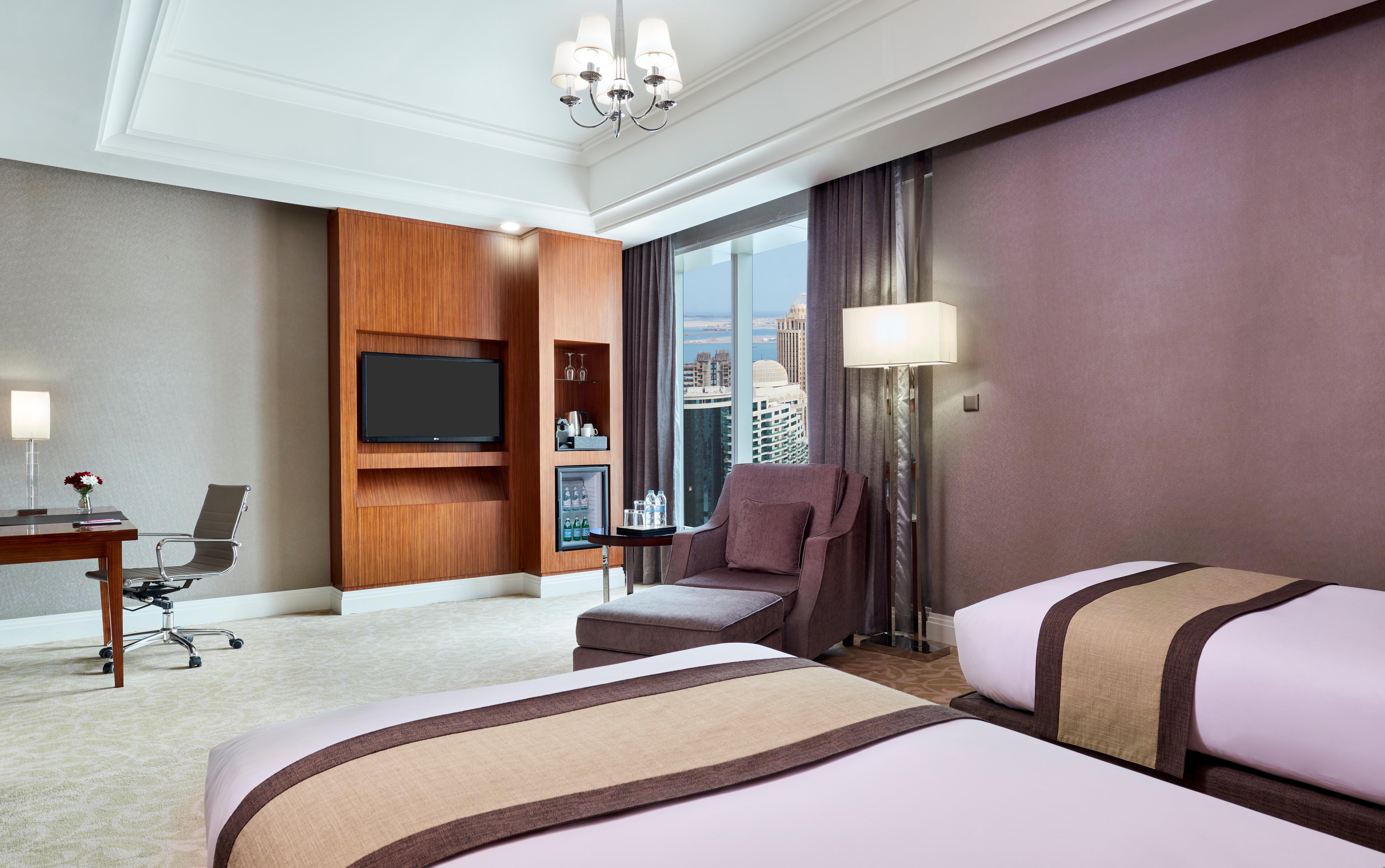 غرفة بسريرين منفصلين، Best Plaza West Bay Hotel 2/4
