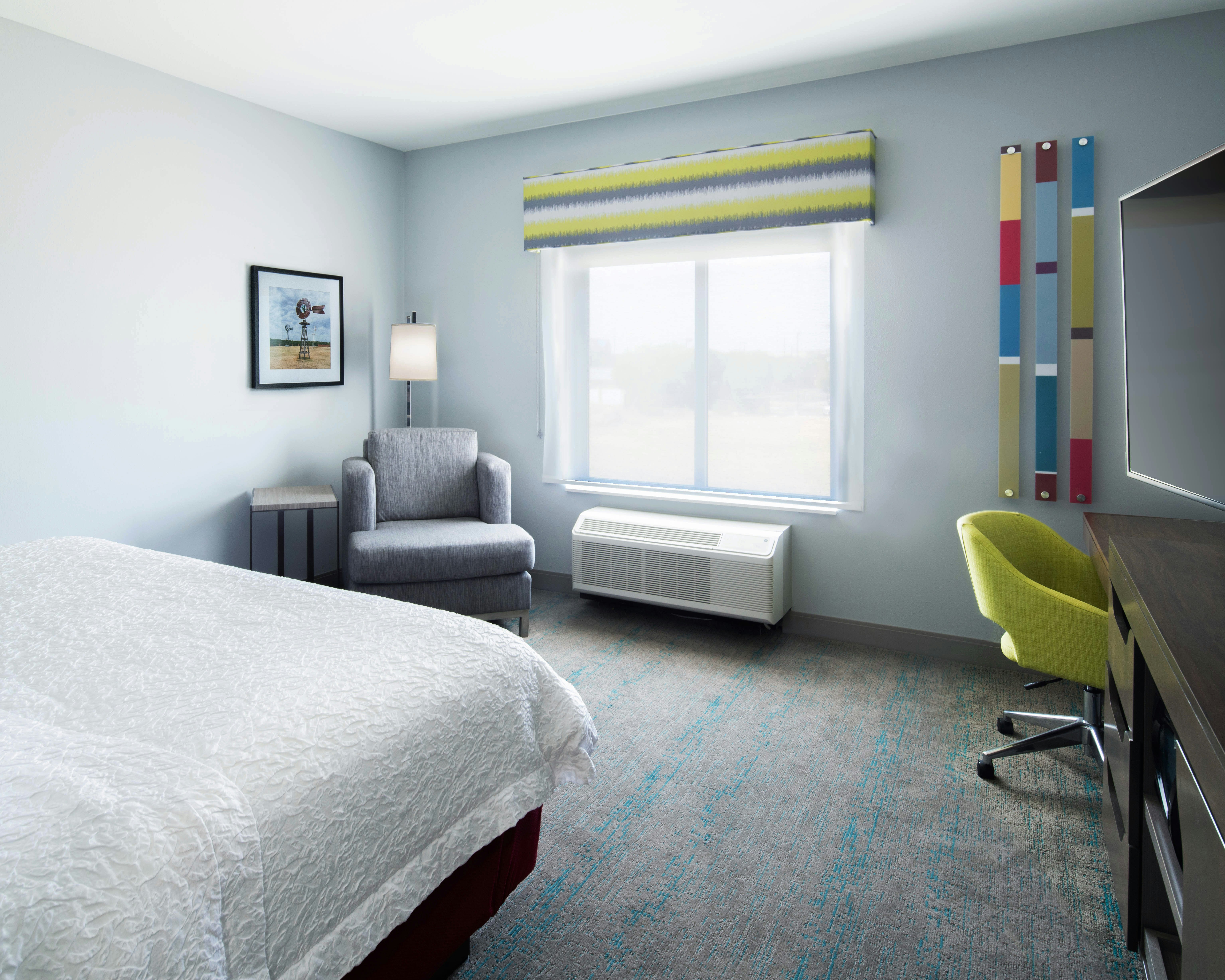 STUDY, KING BED, SOFA