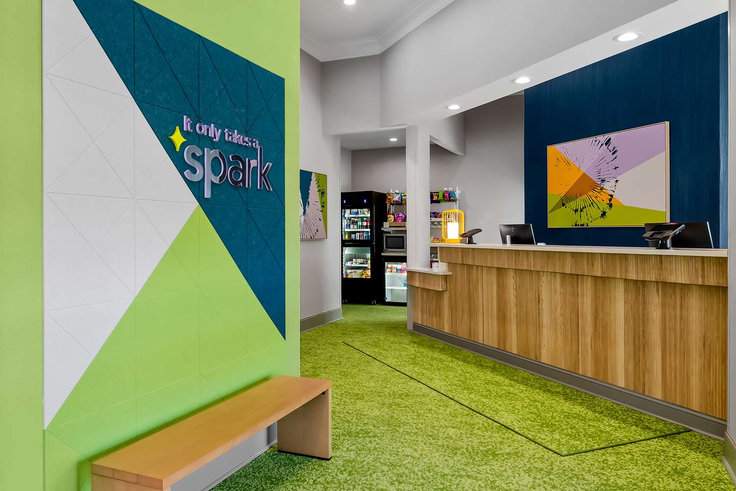 Lobby at Spark by Hilton Daleville Roanoke North, DALEVILLE - VA