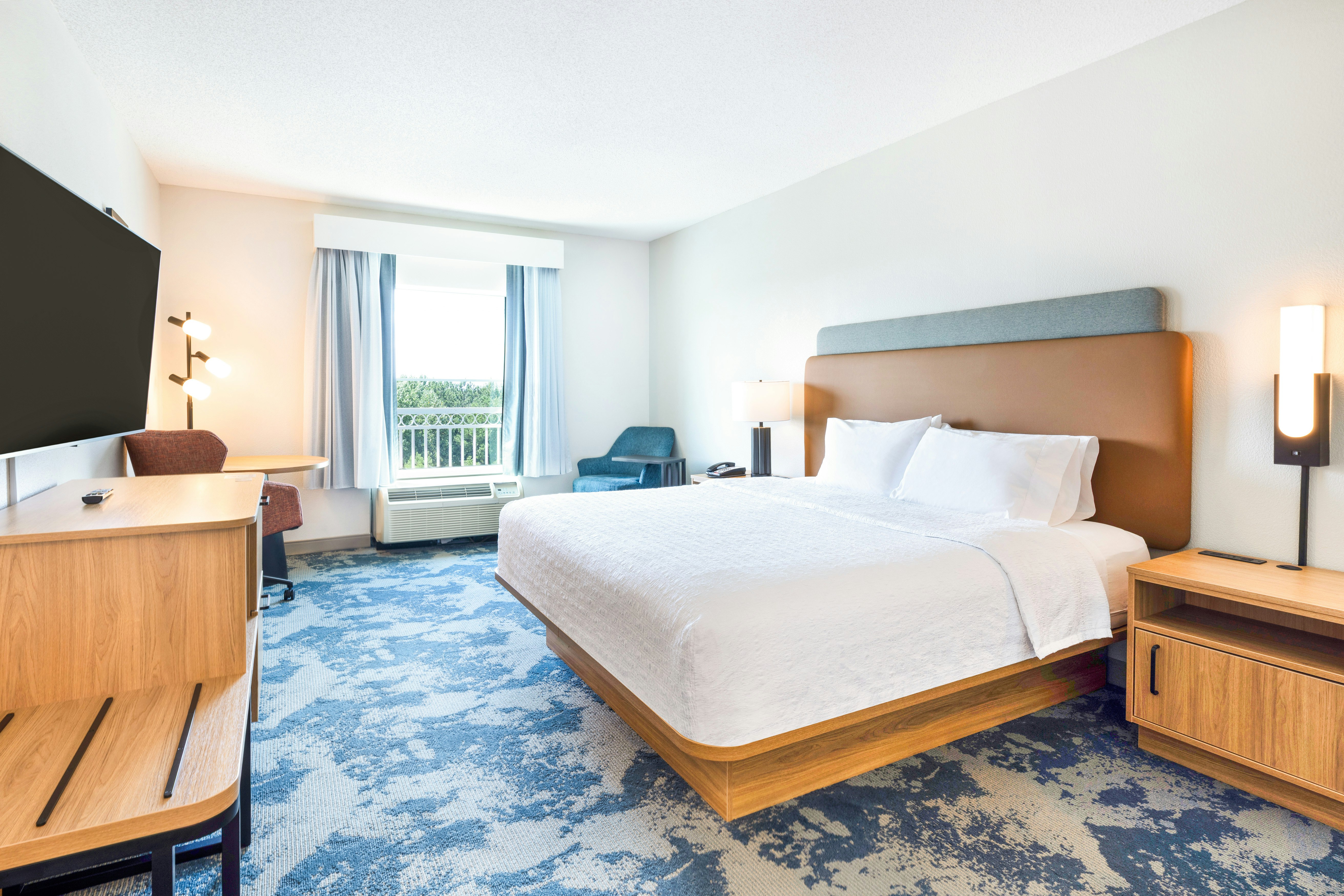 غرفة بسرير كينج، Hampton Inn Lawrenceville Duluth 2/5