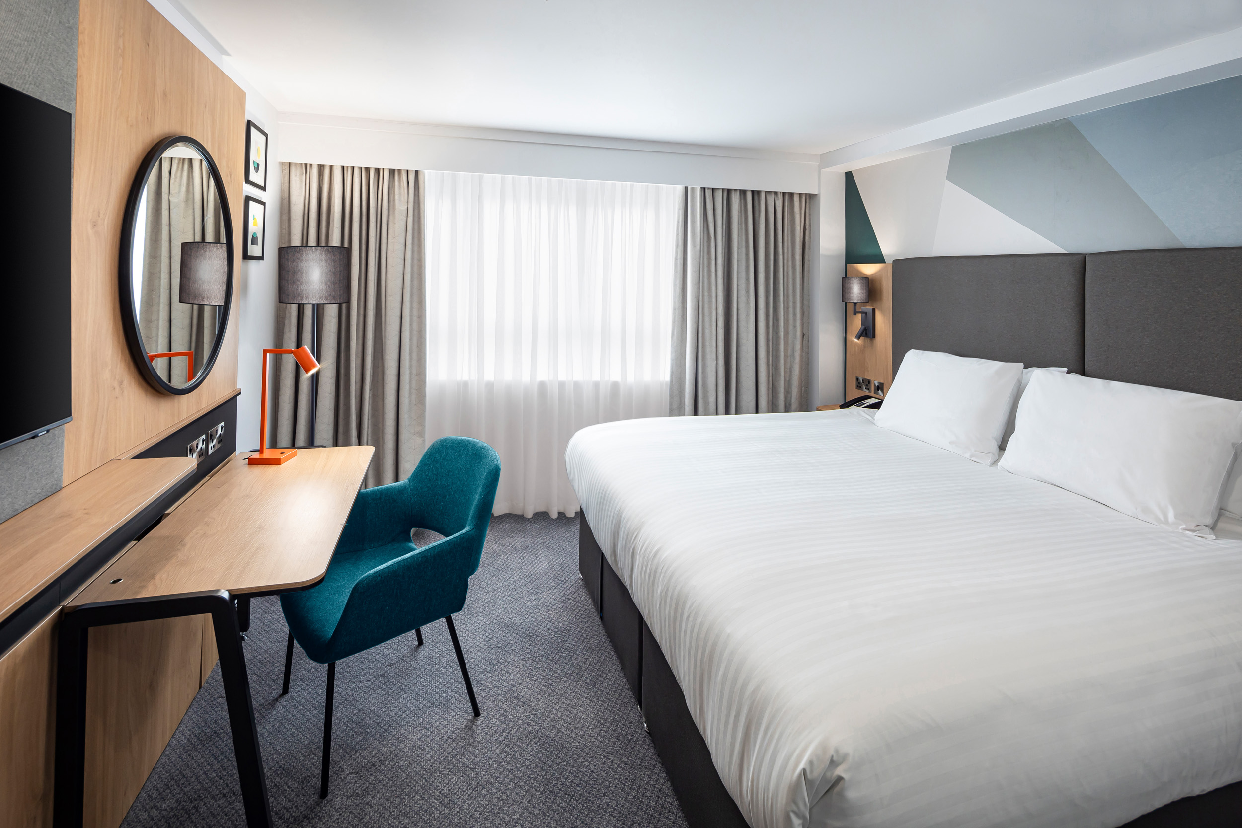 غرفة بسرير كينج، Holiday Inn Southampton-Eastleigh M3, jct13 3/7