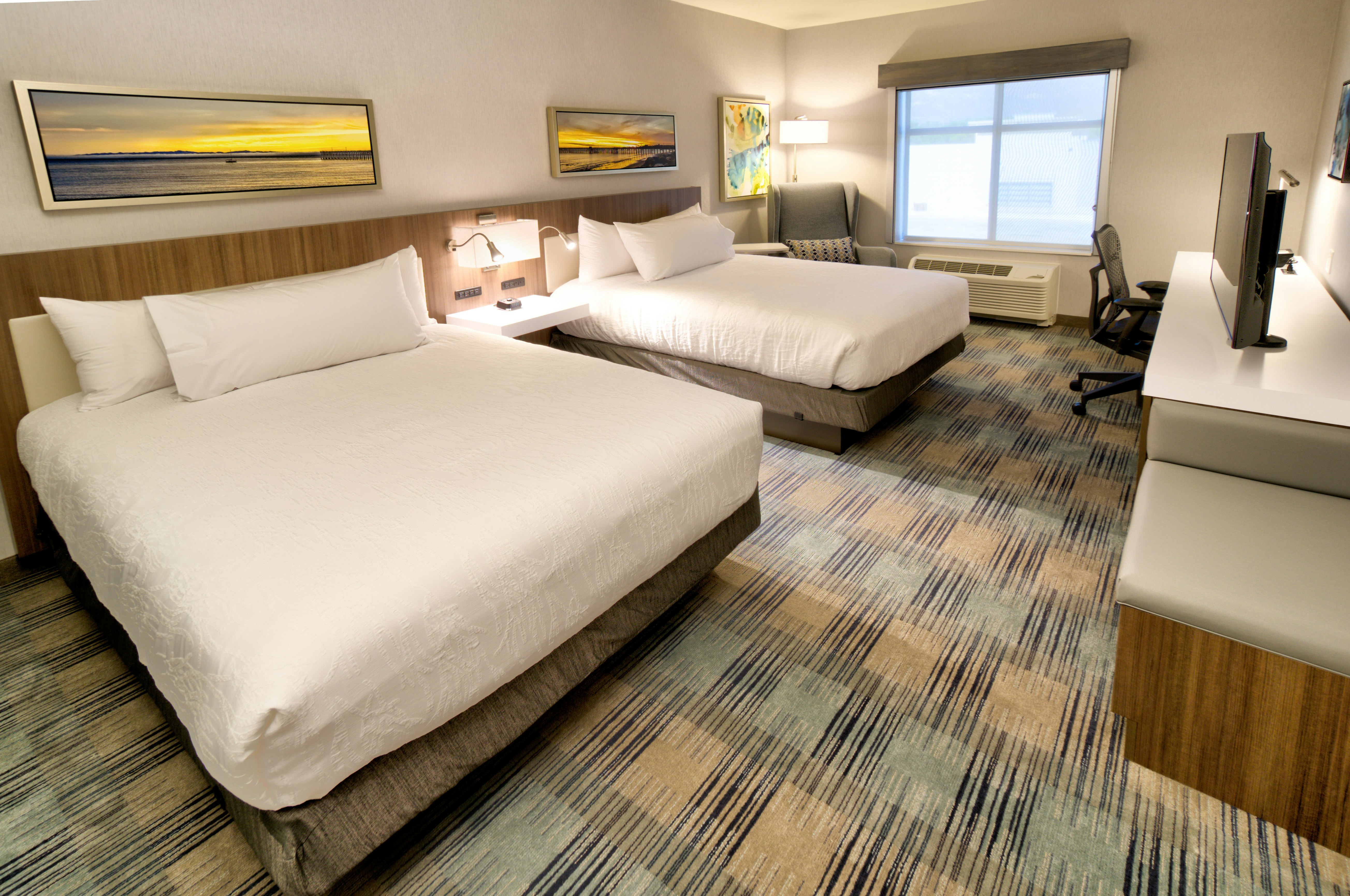 غرفة بسريرين كوين، Hilton Garden Inn Santa Barbara/Goleta 2/10