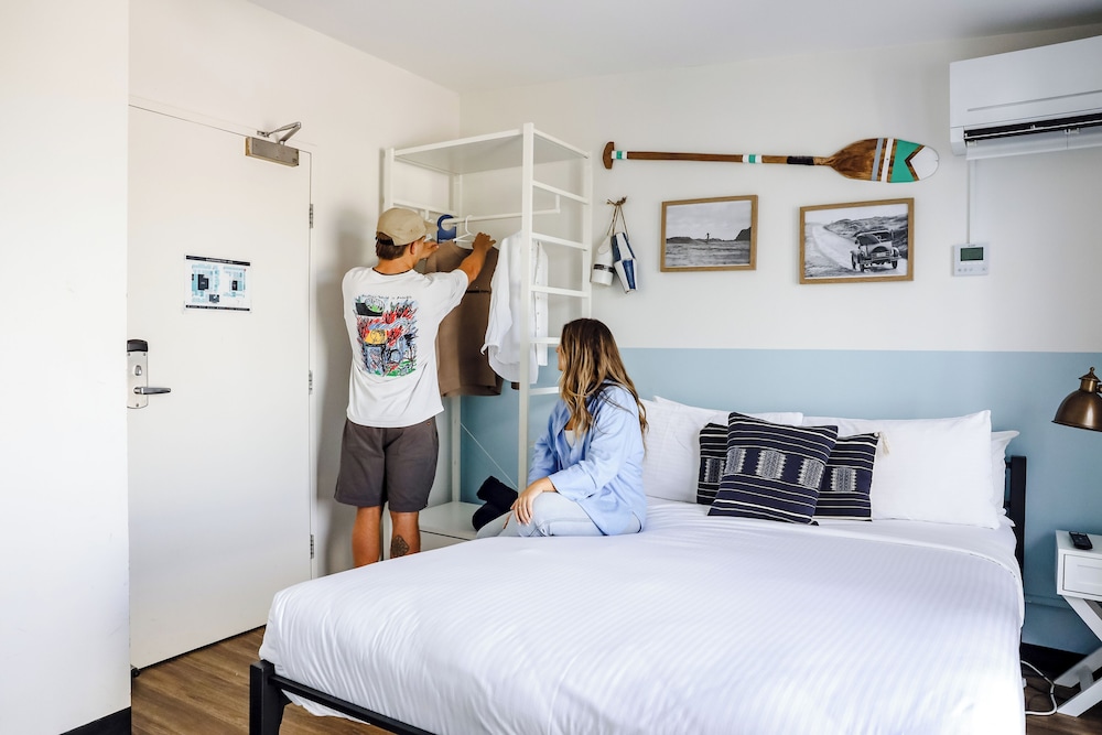غرفة بسرير كوين بحمام مشترك، The Surf House 7/10