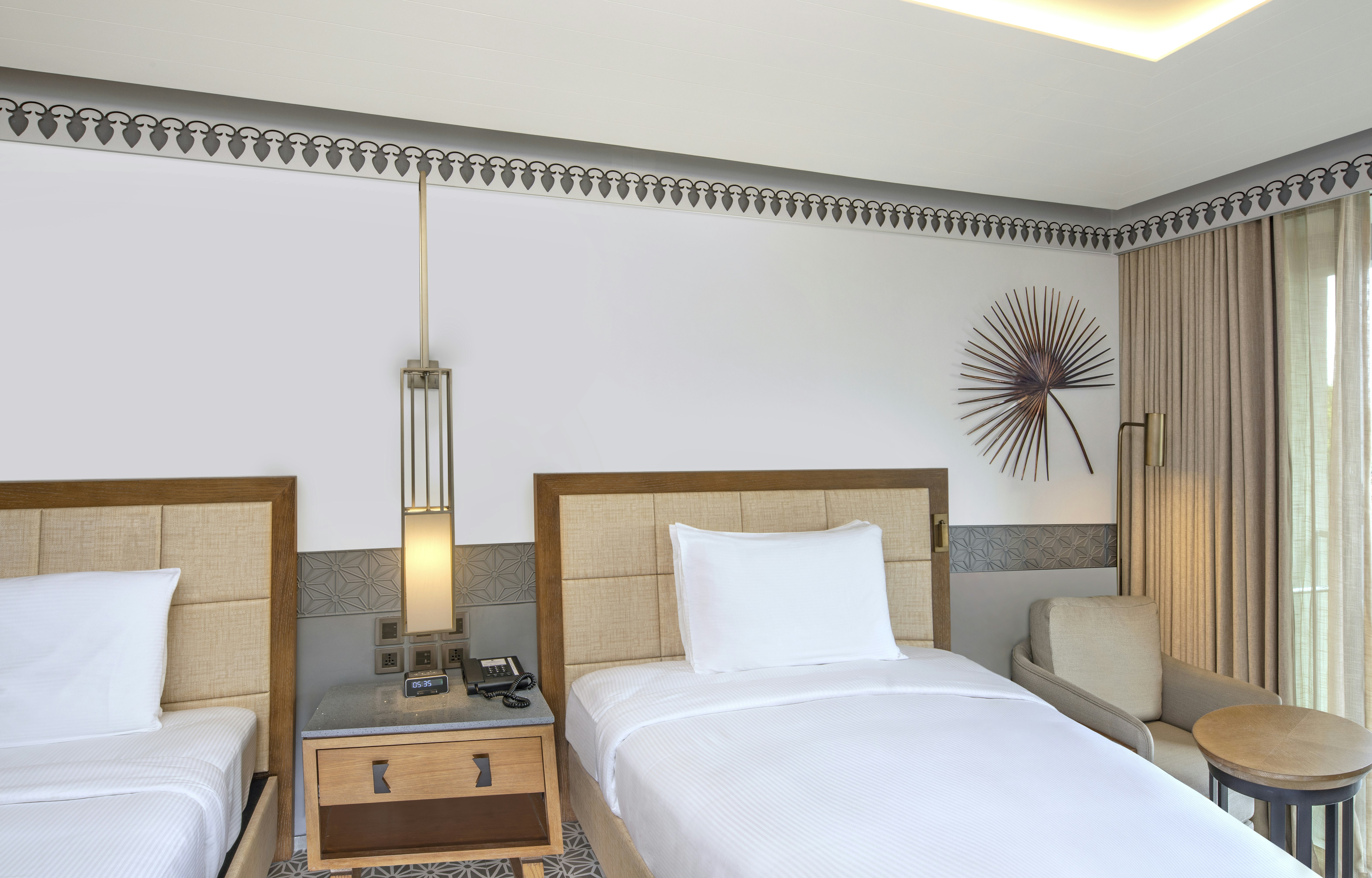 غرفة ديلوكس بسريرين منفصلين بإطلالة على الحديقة، Doubletree By Hilton Goa Panaji 3/5