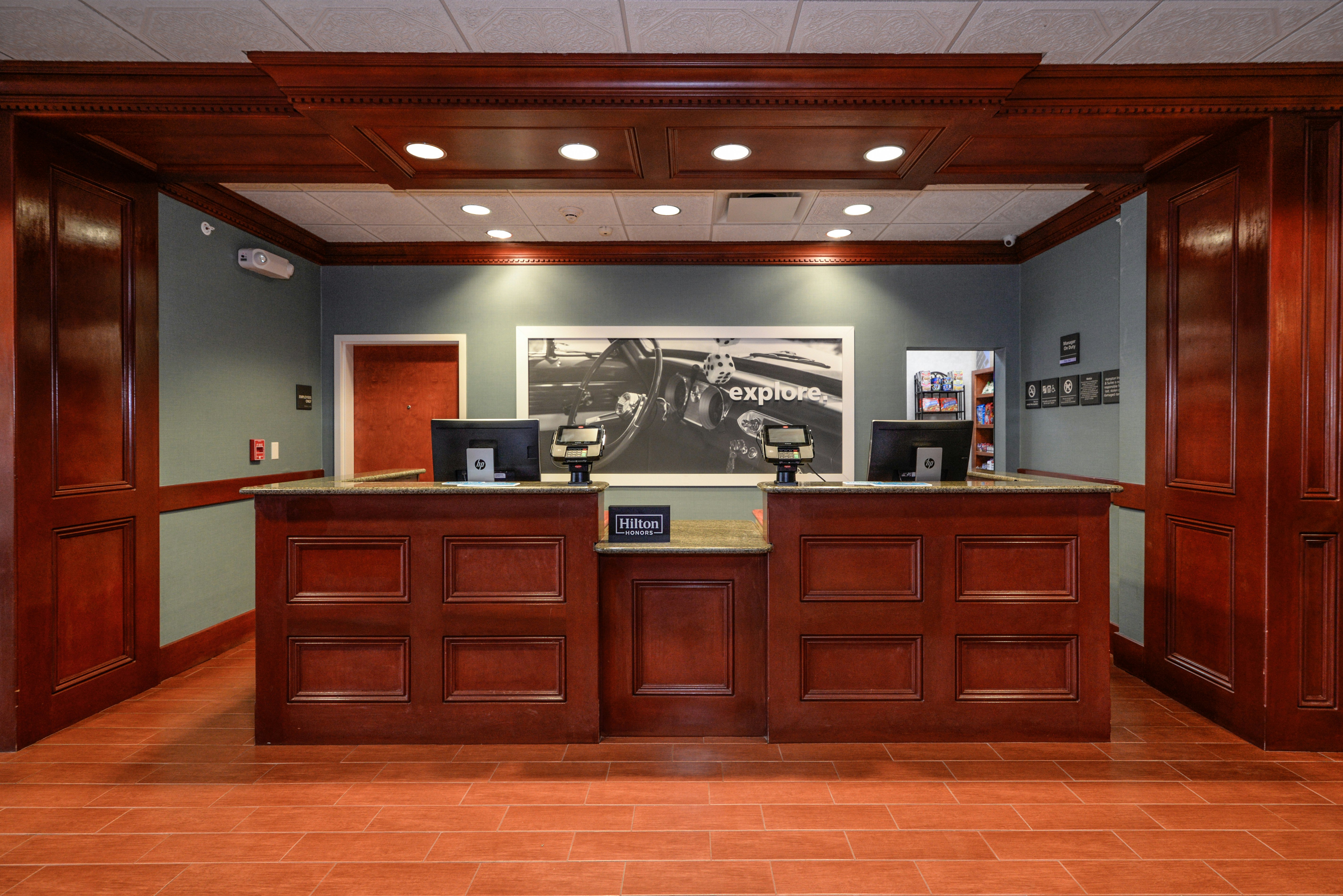 Lobby at Hampton Inn And Suites Detroit/Chesterfield Township, CHESTERFIELD - MI