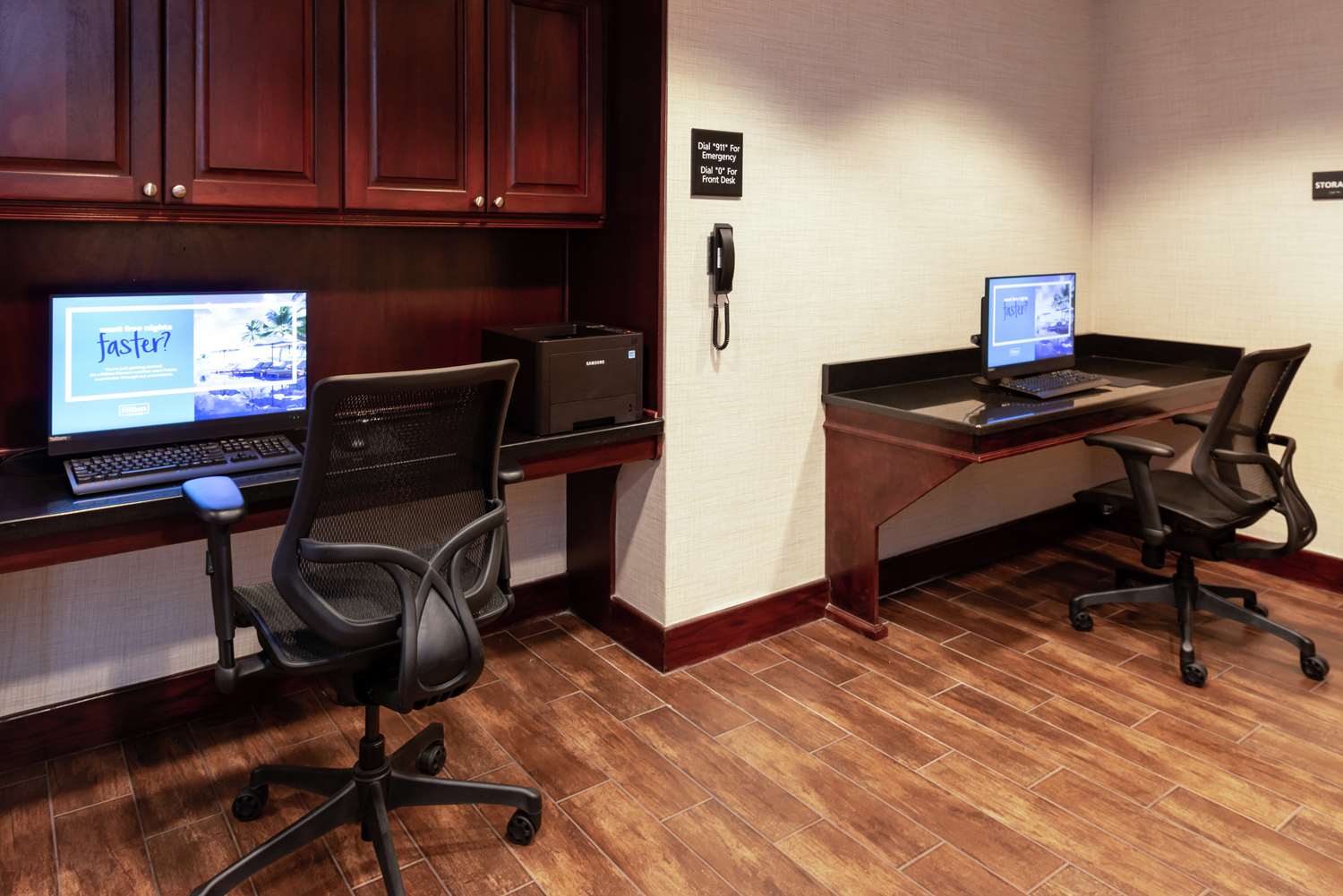work area