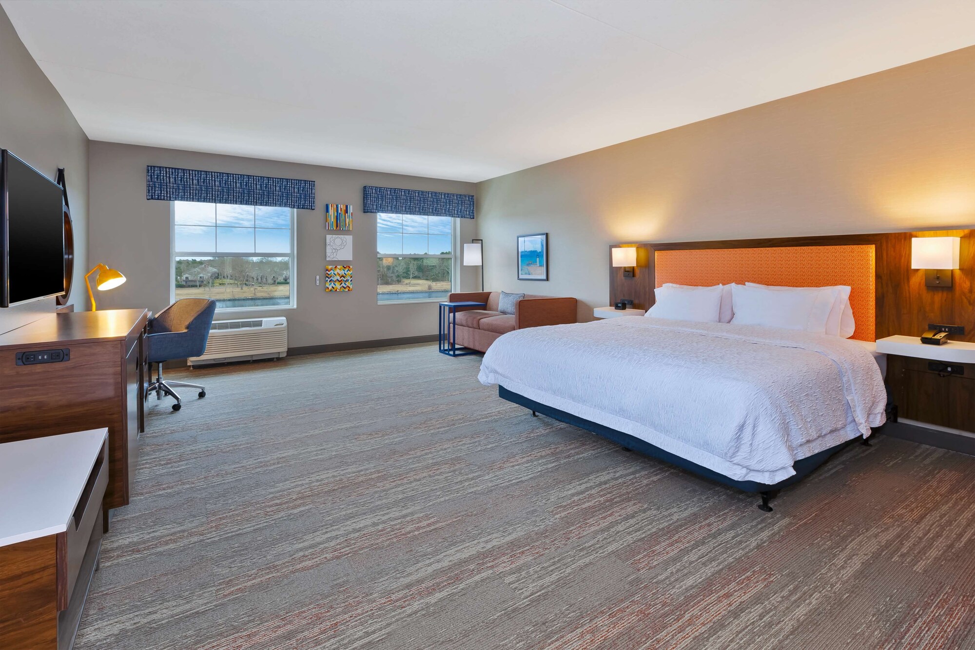Room, King Bed, Sofa, Accessible