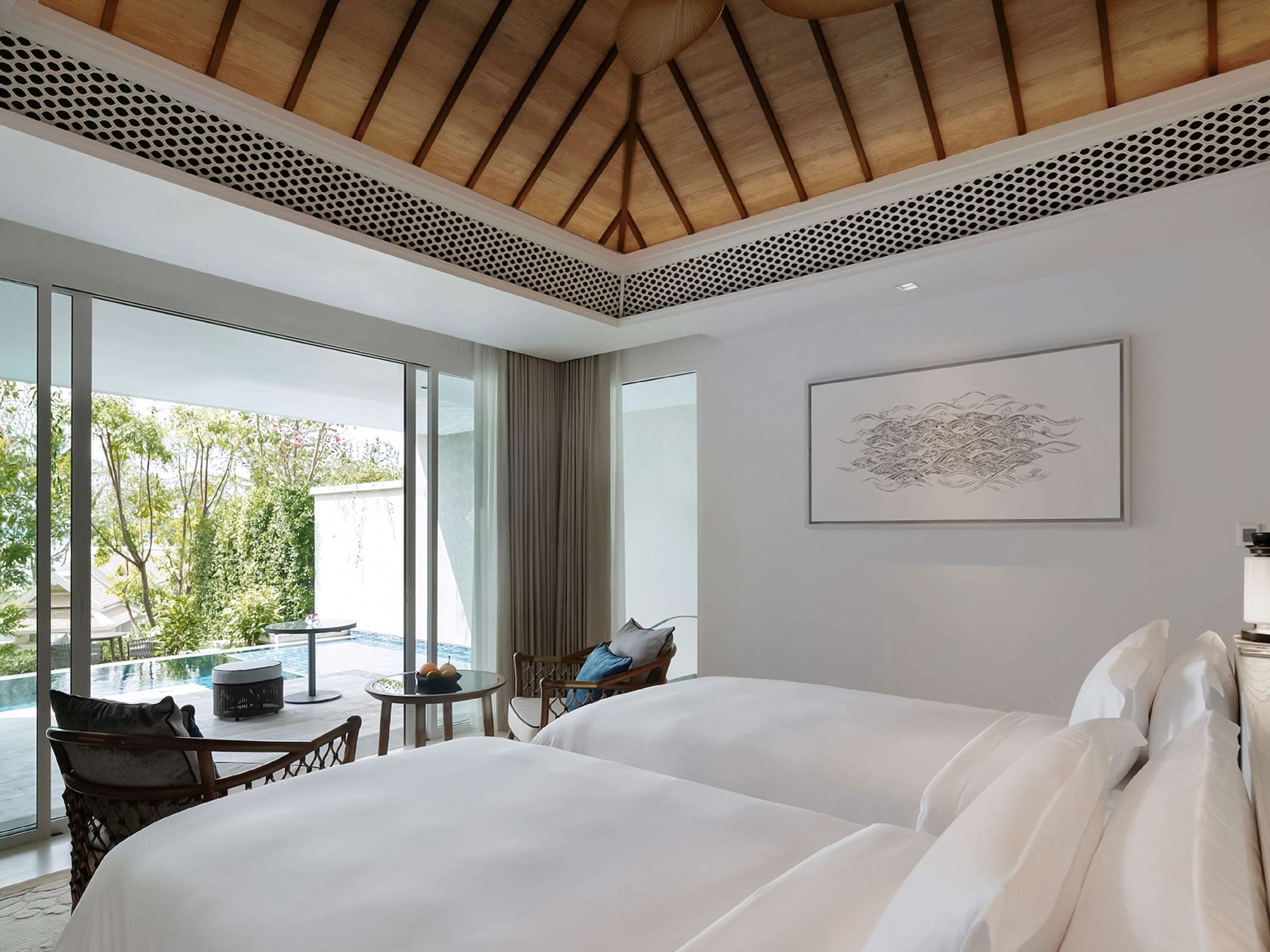 Wellbeing Sanctuary Pool Suite Twin
