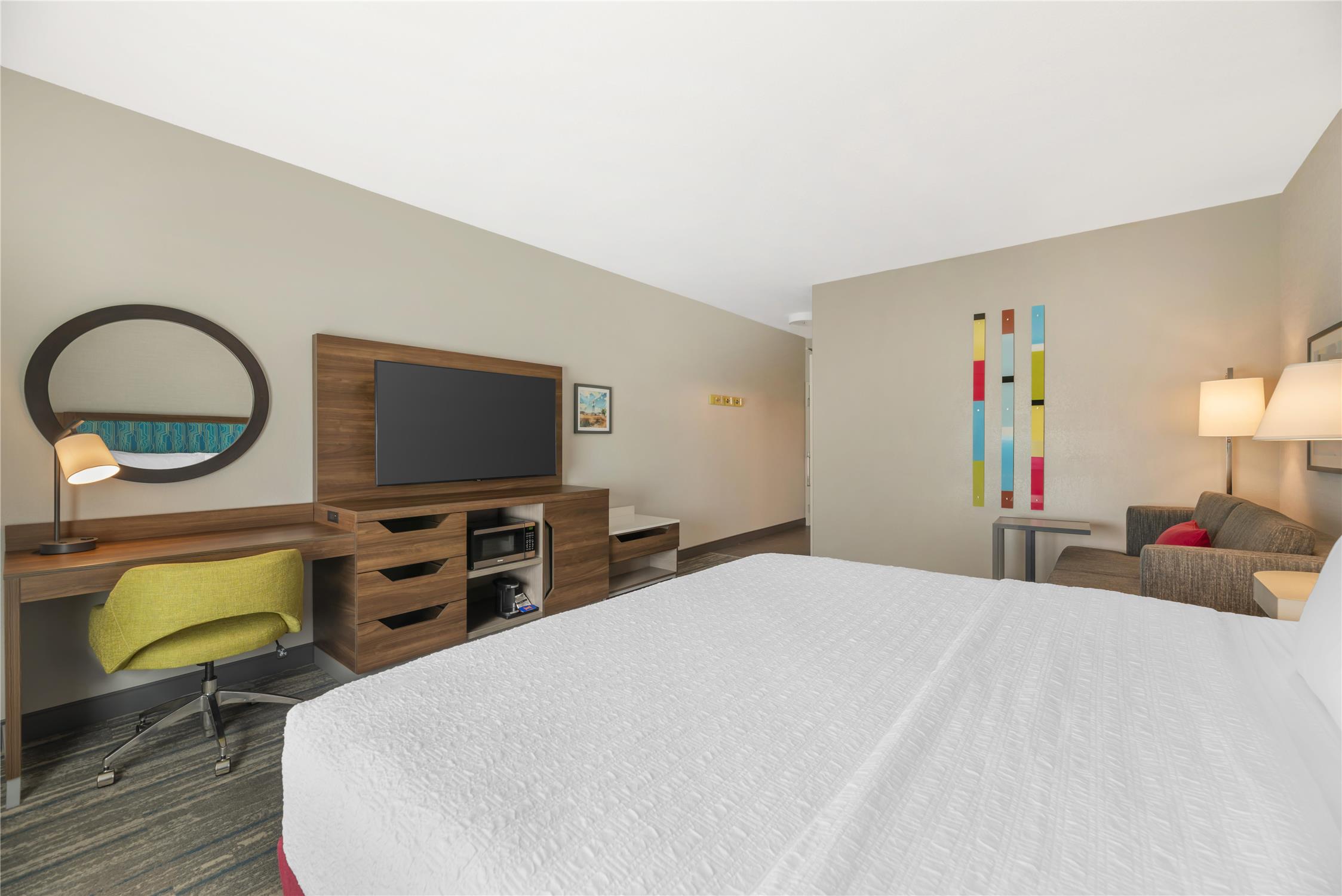 جناح استوديو بسرير كينج مع أريكة، Hampton Inn Junction City Kansas 4/6