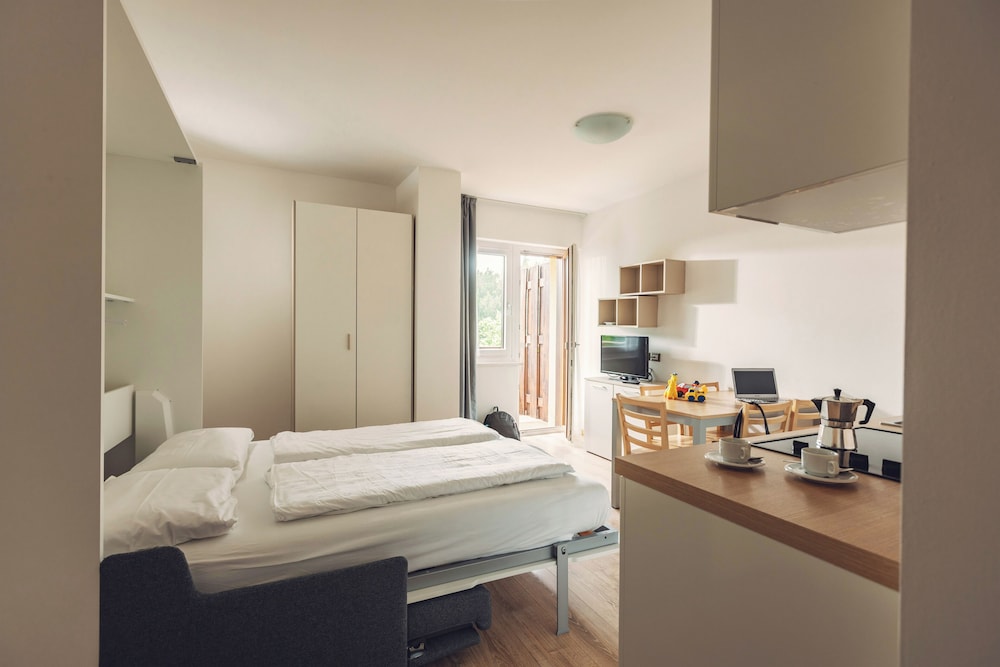 1 Bedroom, Panoramic, Apartment, 1 Double and 1 Single Bed, Murphy Bed, Valley View, Balcony، Residence Lagorai 5/8