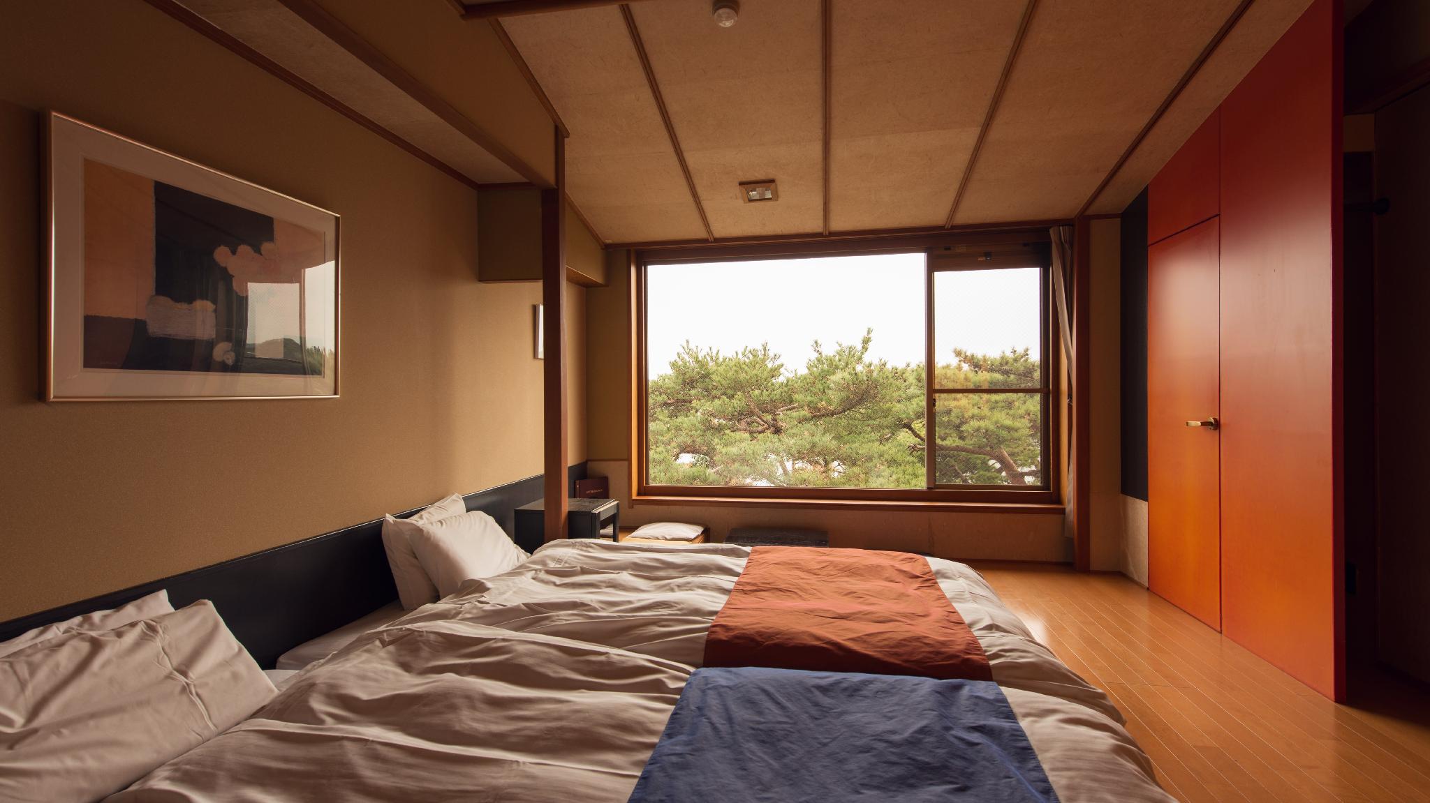 Japanese, Modern, Economy, Twin Beds, Ocean Front