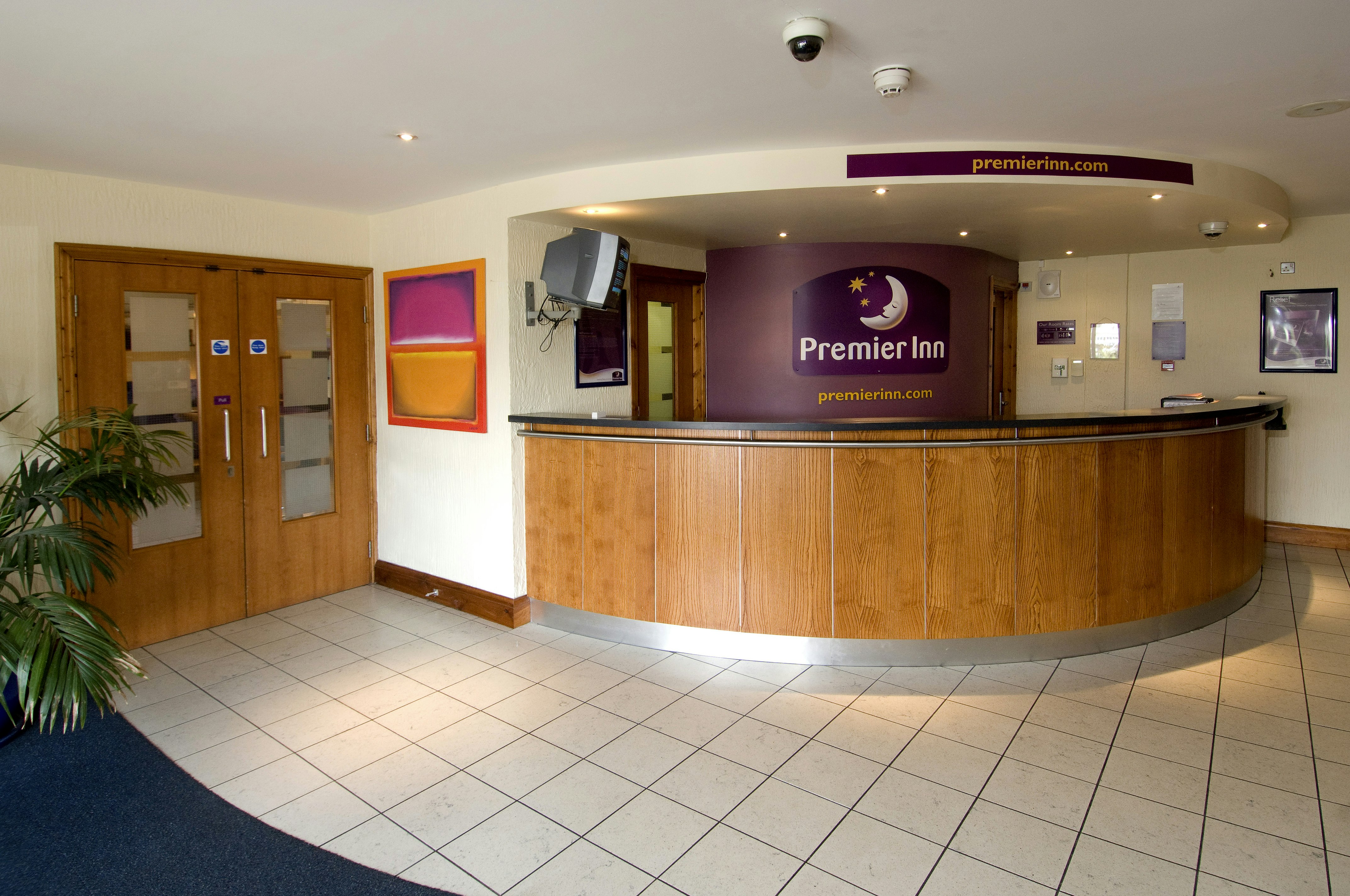 Lobby at Premier Inn Plymouth (Sutton Harbour), PLYMOUTH - UK