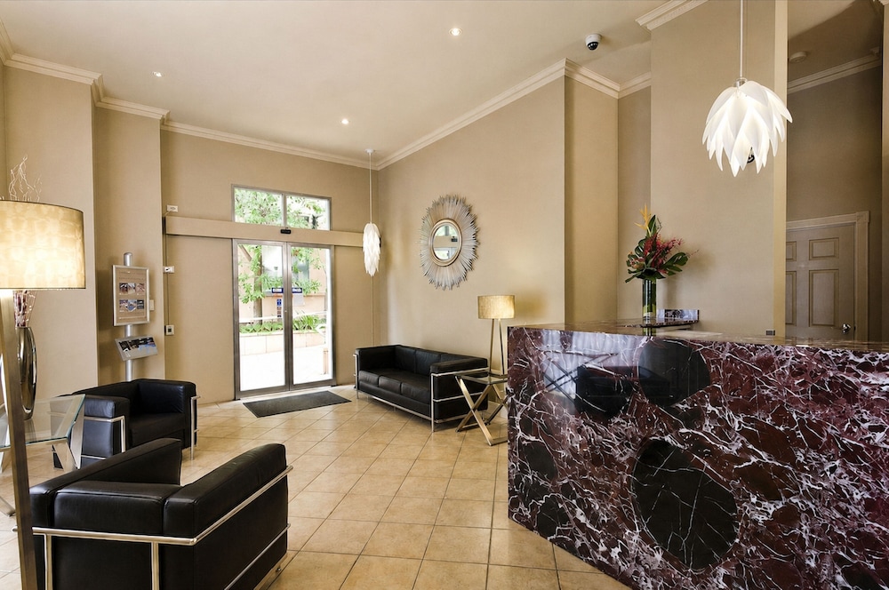 Lobby at Majestic Old Lion Apartments, ADELAIDE