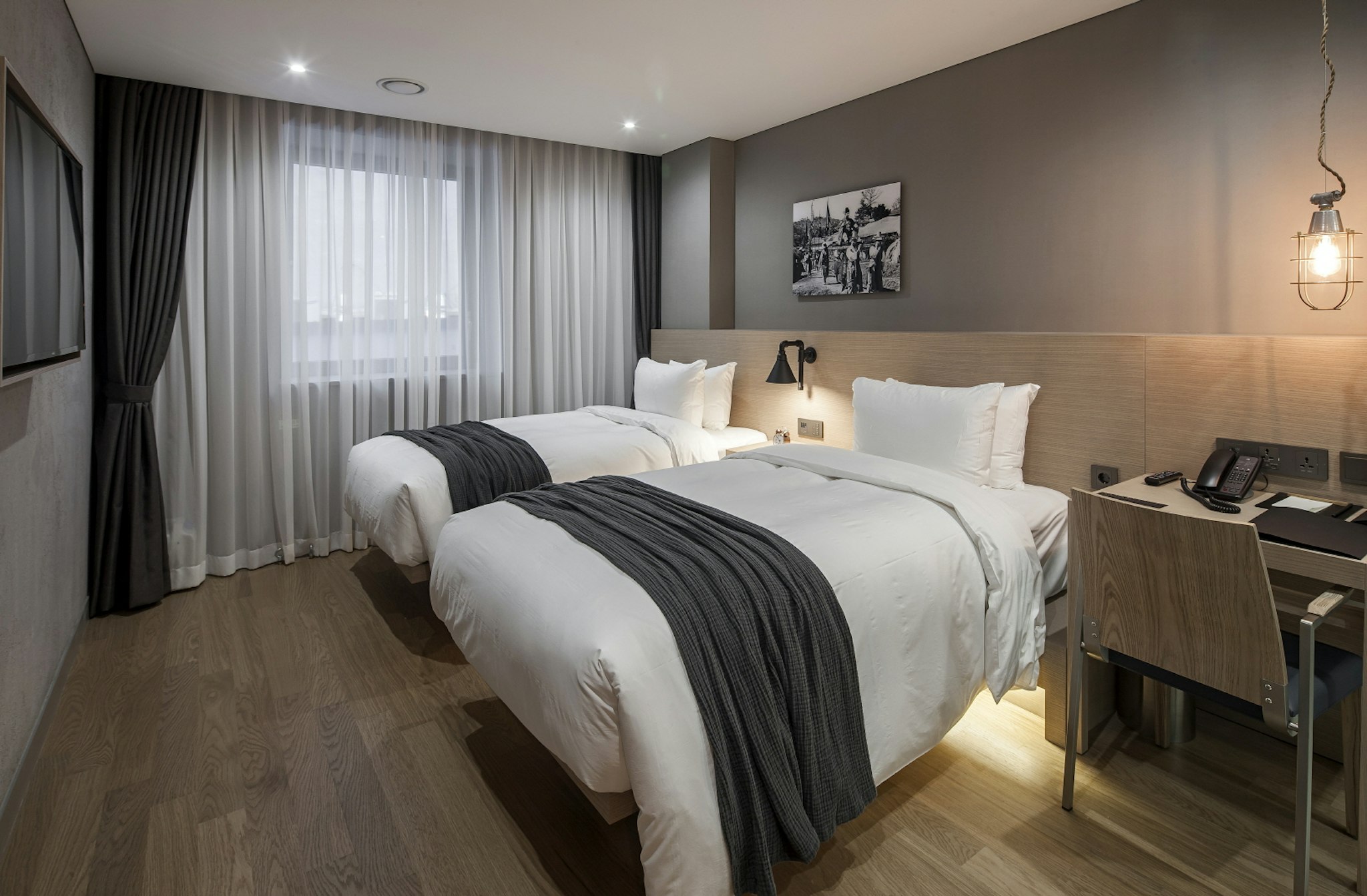 غرفة ديلوكس بسريرين منفصلين، HOTEL 28 MYEONGDONG 3/4