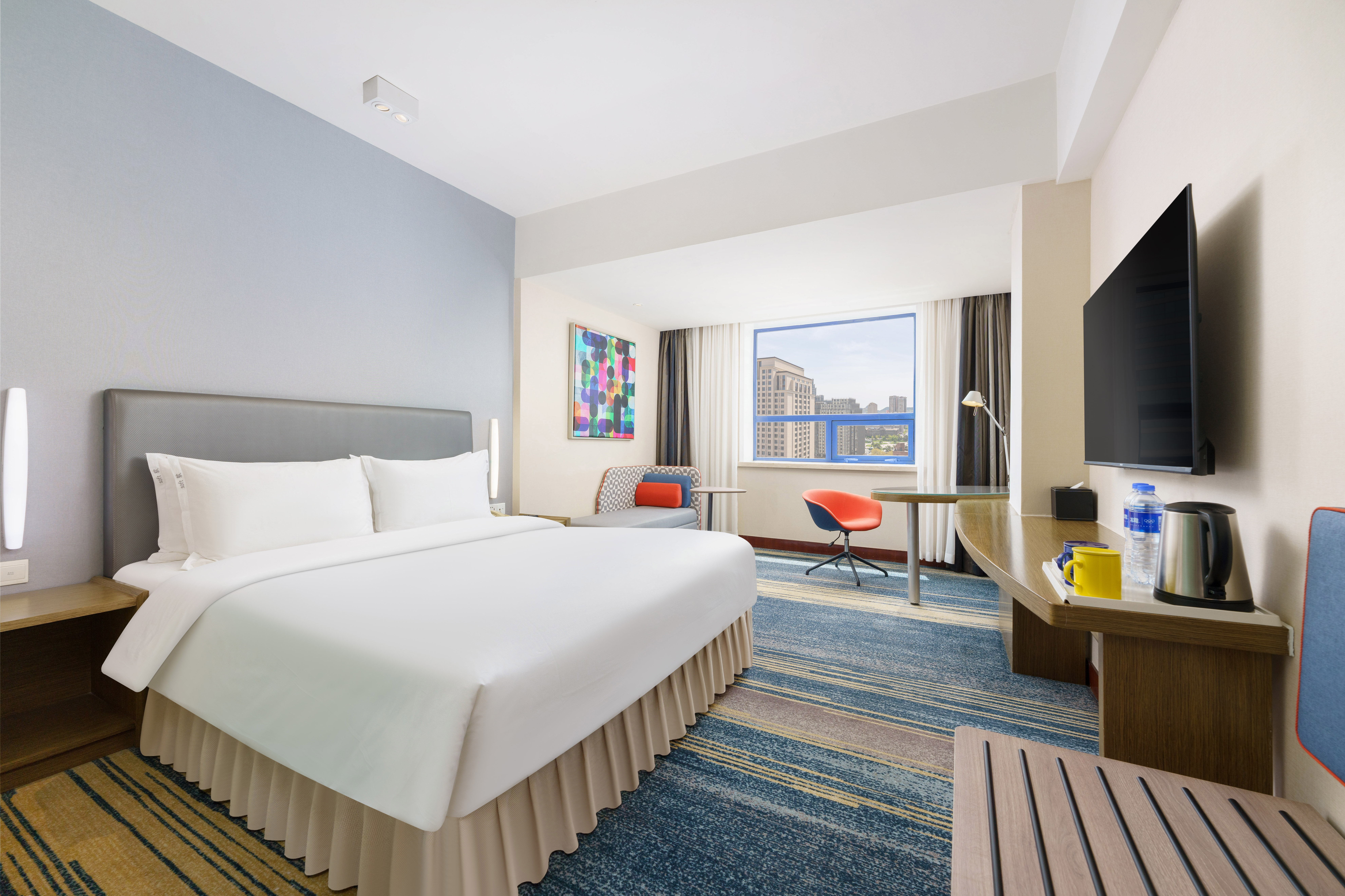 Suite, King Bed, Bath and Shower