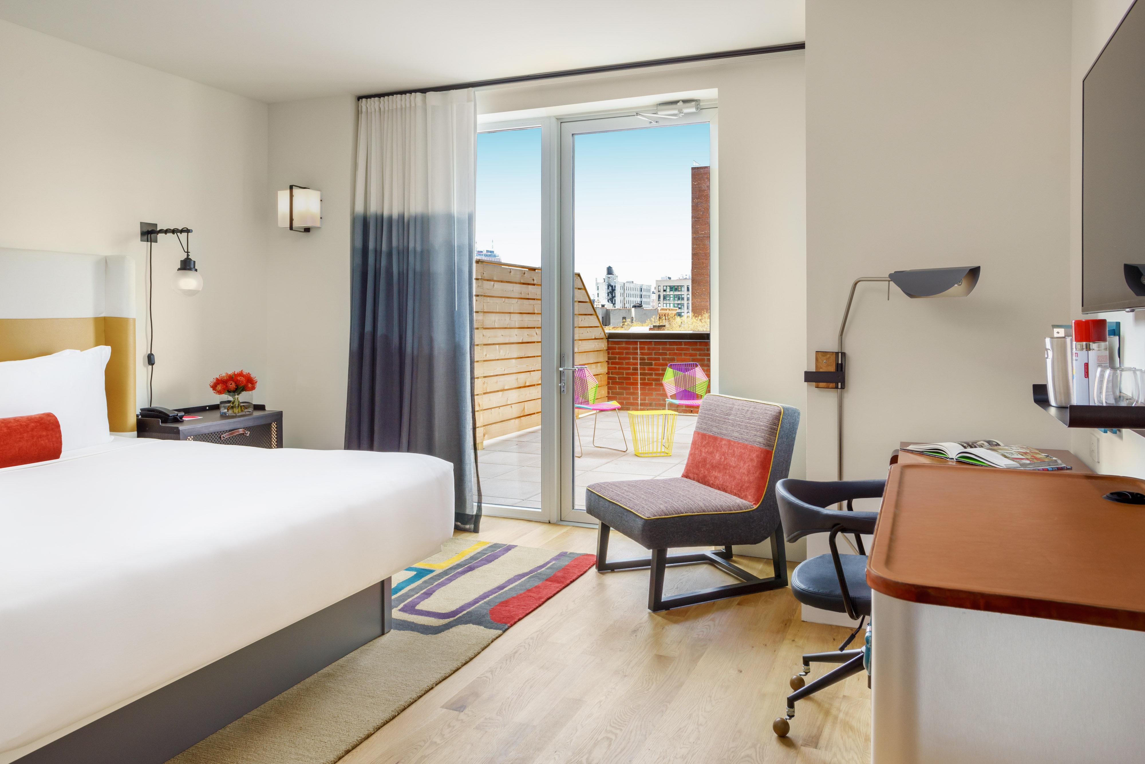 جناح بسرير كينج بإطلالة على المدينة، Hotel Indigo Lower East Side New York 2/2