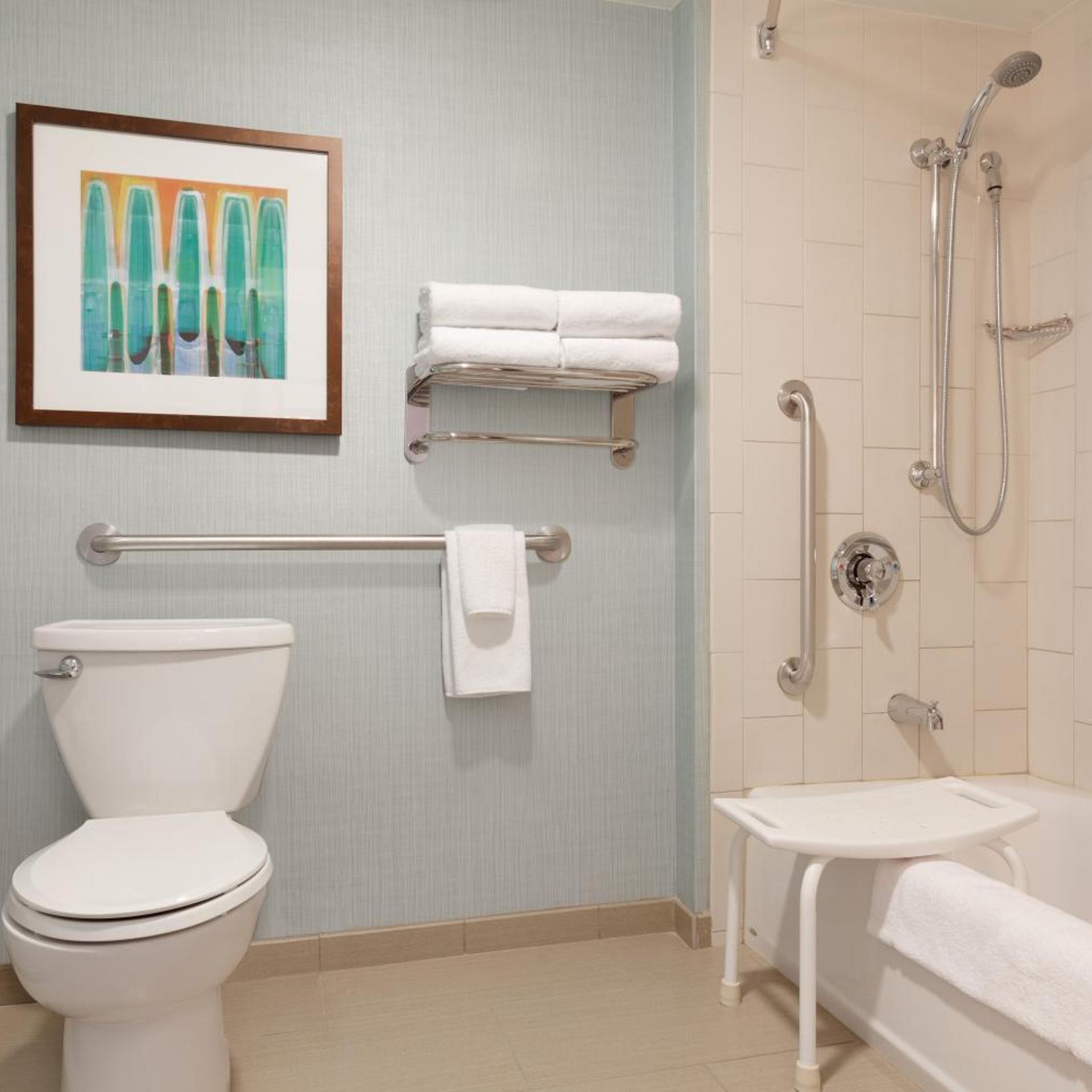 غرفة بسرير كينج مع أريكة لذوي الإعاقة، Hyatt Place Fremont/Silicon Valley 3/4