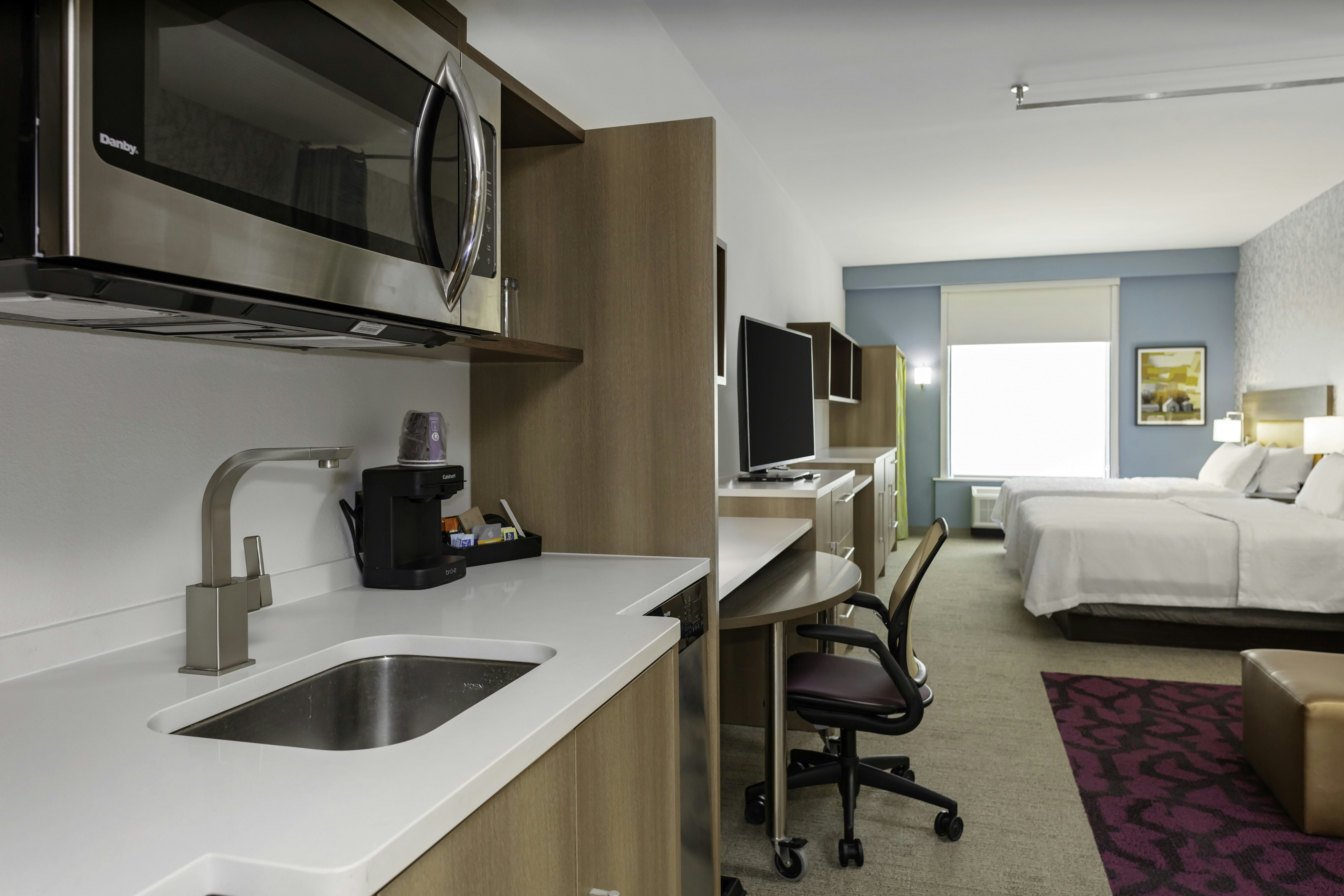 استوديو بسريرين كوين، Home2 Suites by Hilton Vidalia 4/4