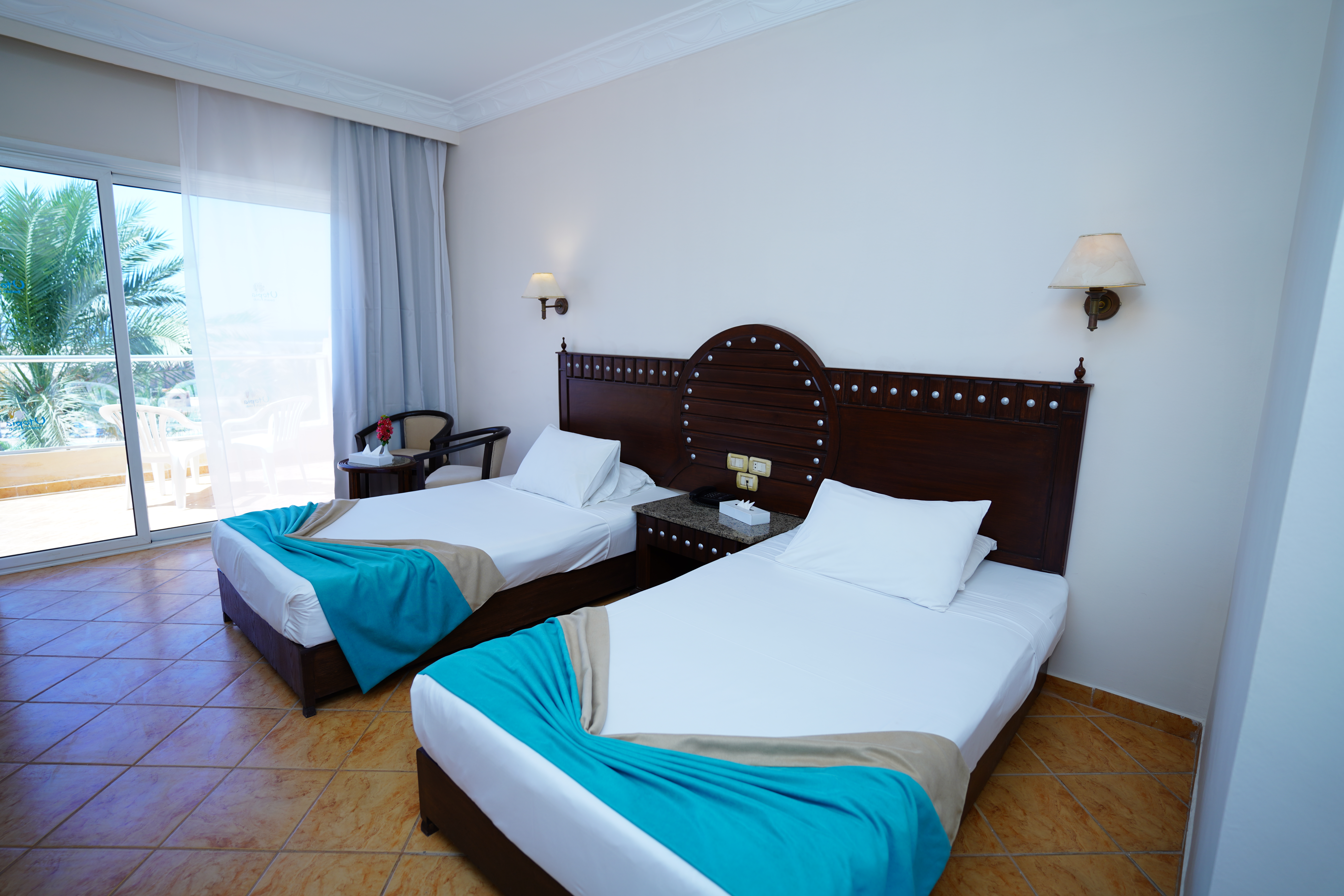 Room at Utopia Beach Club, QUSEIR