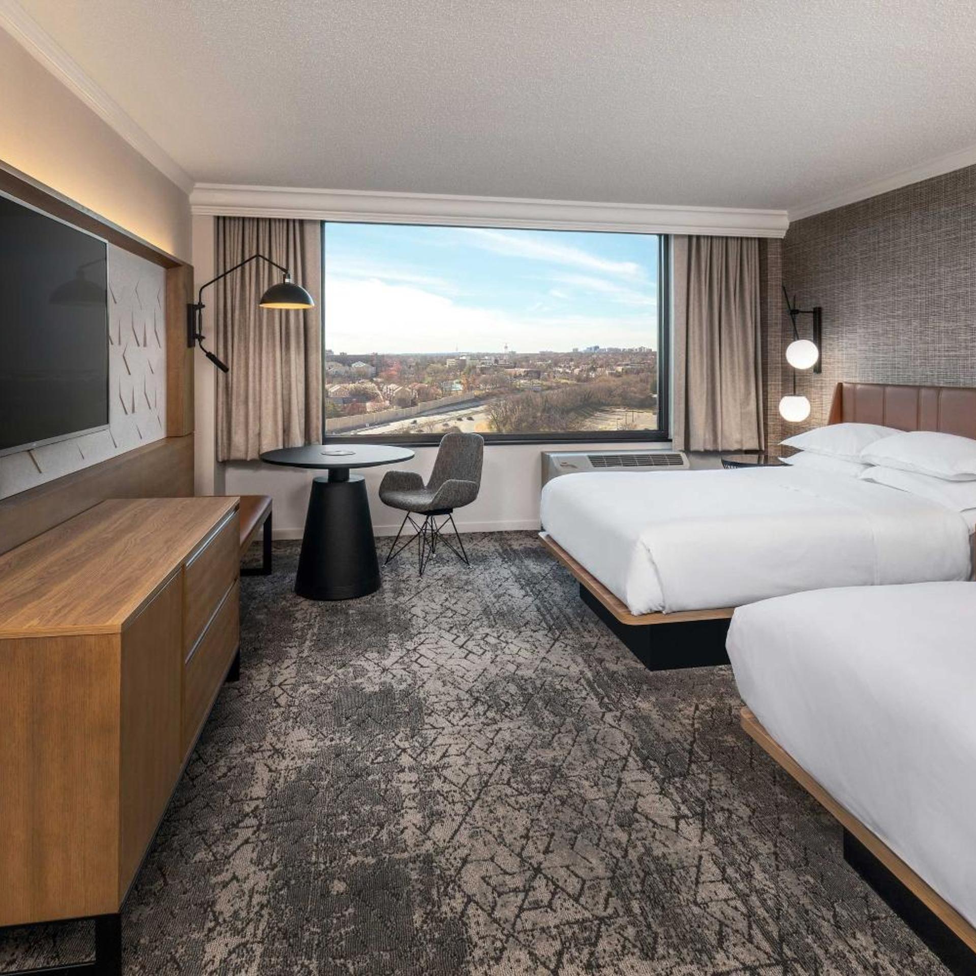 Guest Room, 2 Double Beds, City View, Club Floor, Main Building