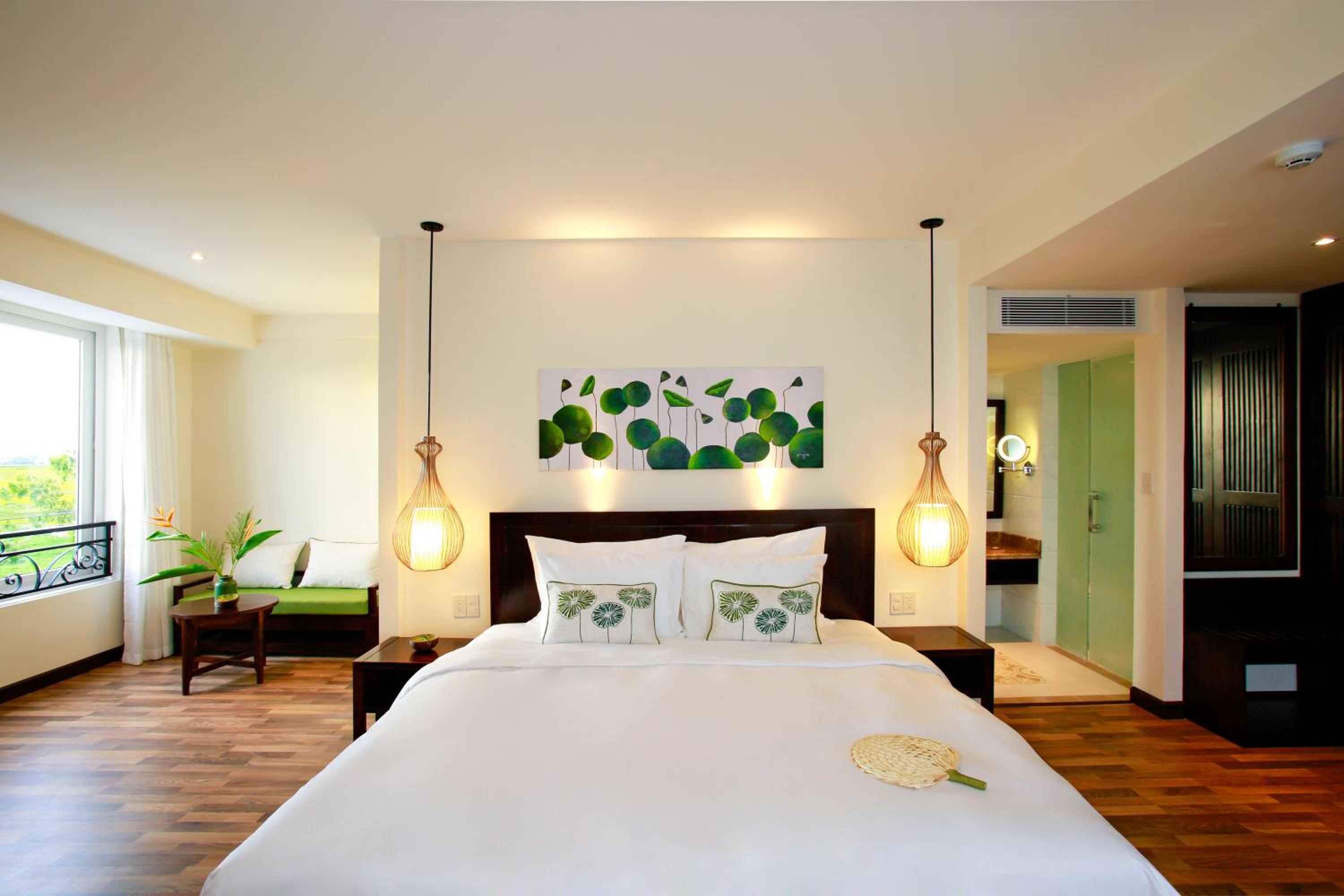 Deluxe, Double or Twin Bed, Rice Field View