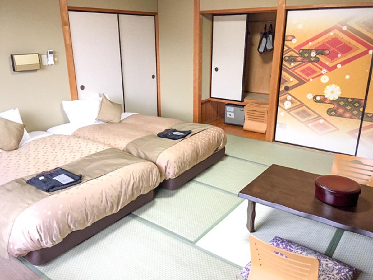 Japanese, Style, Modern, Twin Beds, Tatami