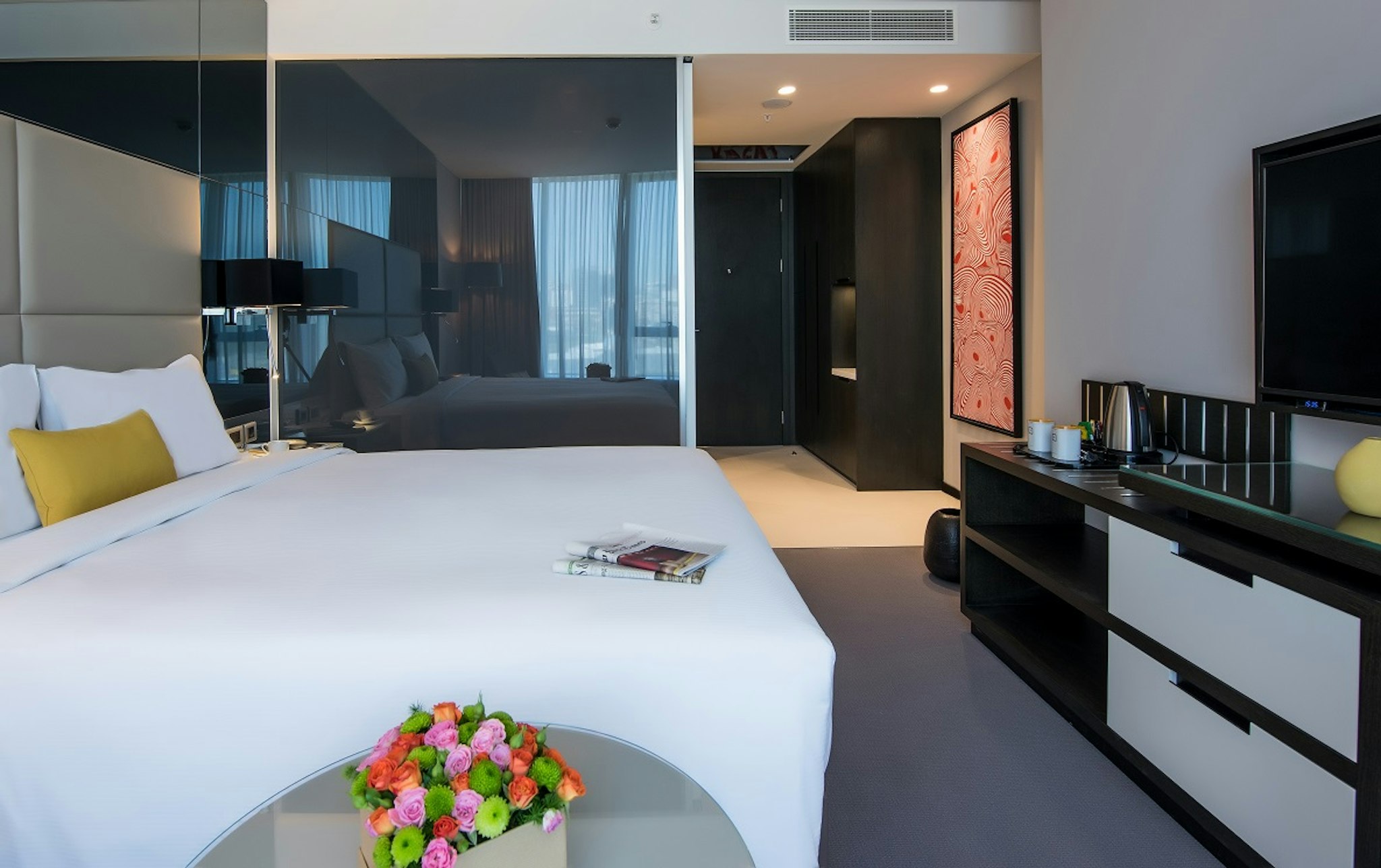 غرفة بسرير كينج بإطلالة على المدينة، Centro Westside Rotana 2/3