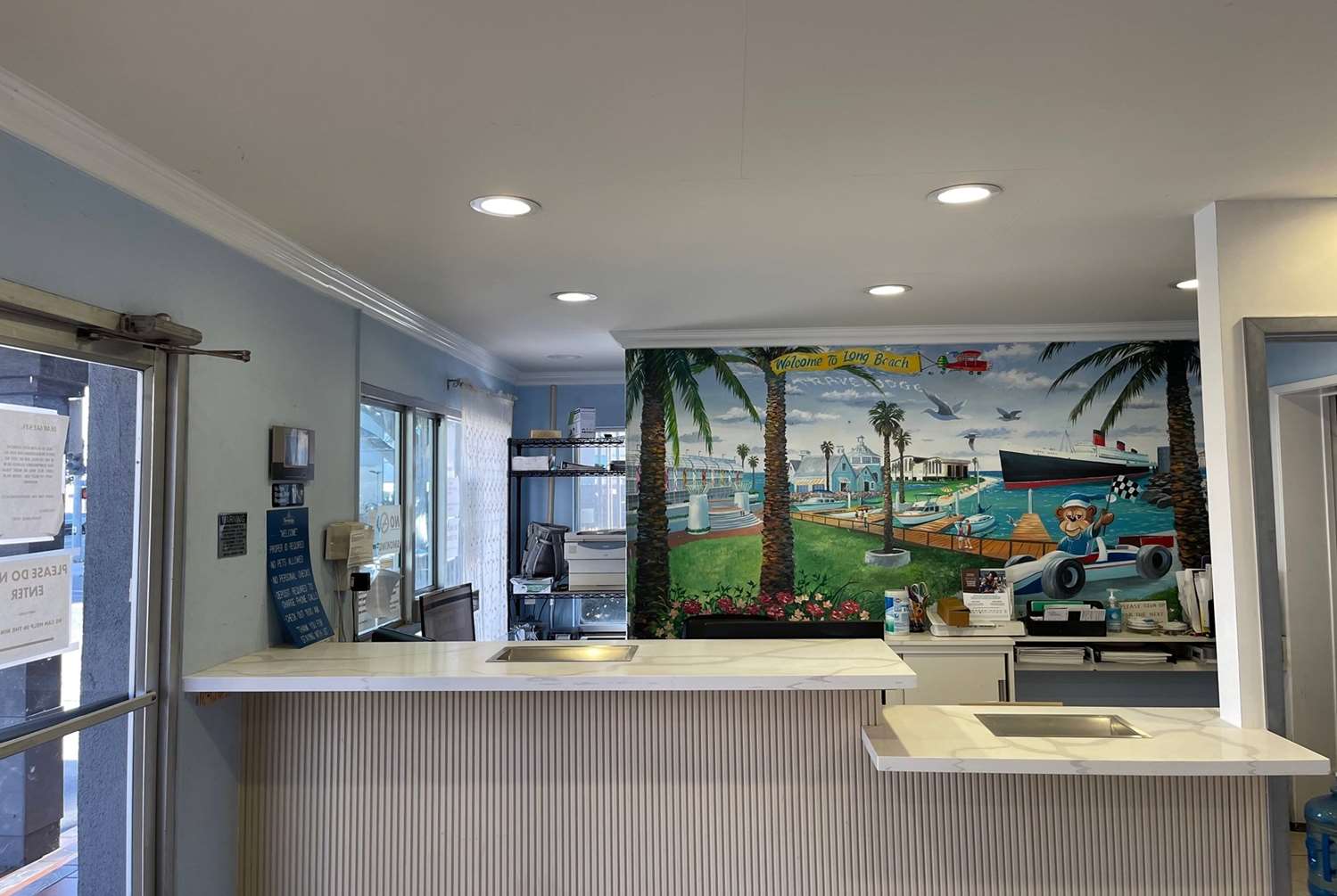 Lobby at Travelodge by Wyndham Long Beach Convention Center, LONG BEACH - CA