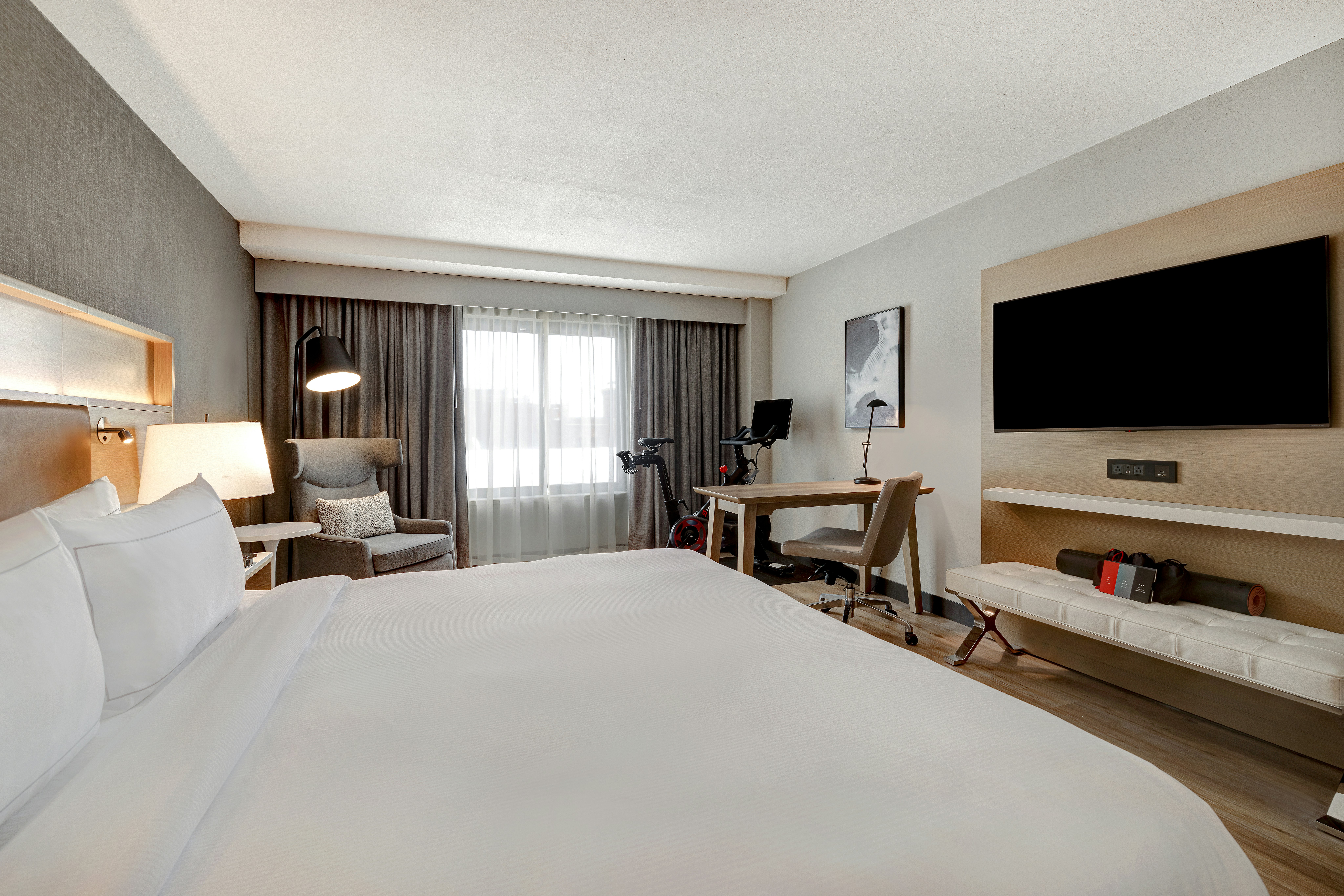 Room, King Bed, Peloton