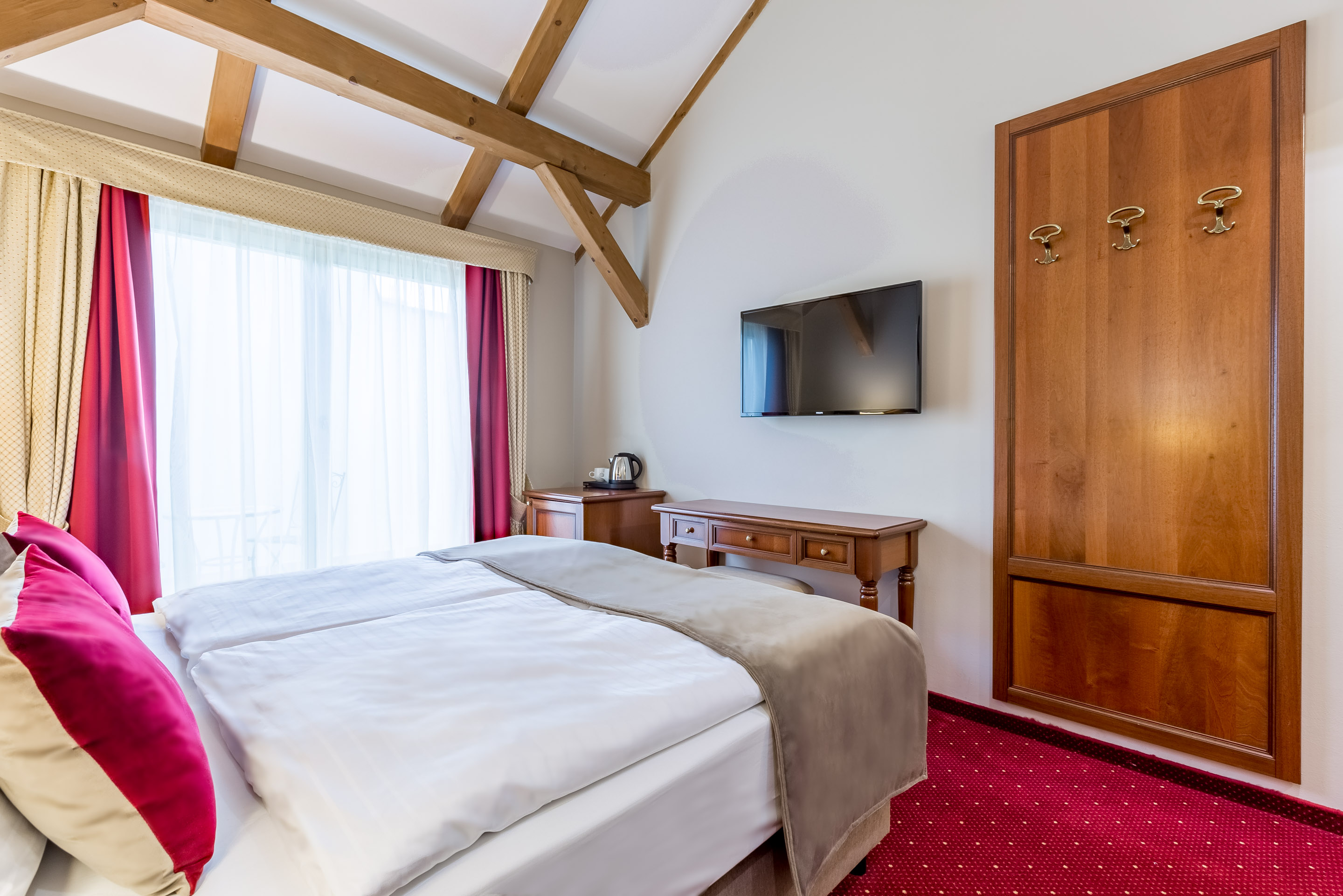Attic Double Room with Patio