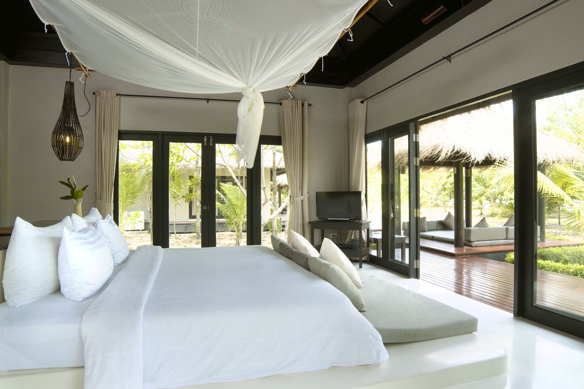 Sir, Villa, King Bed, Beach View