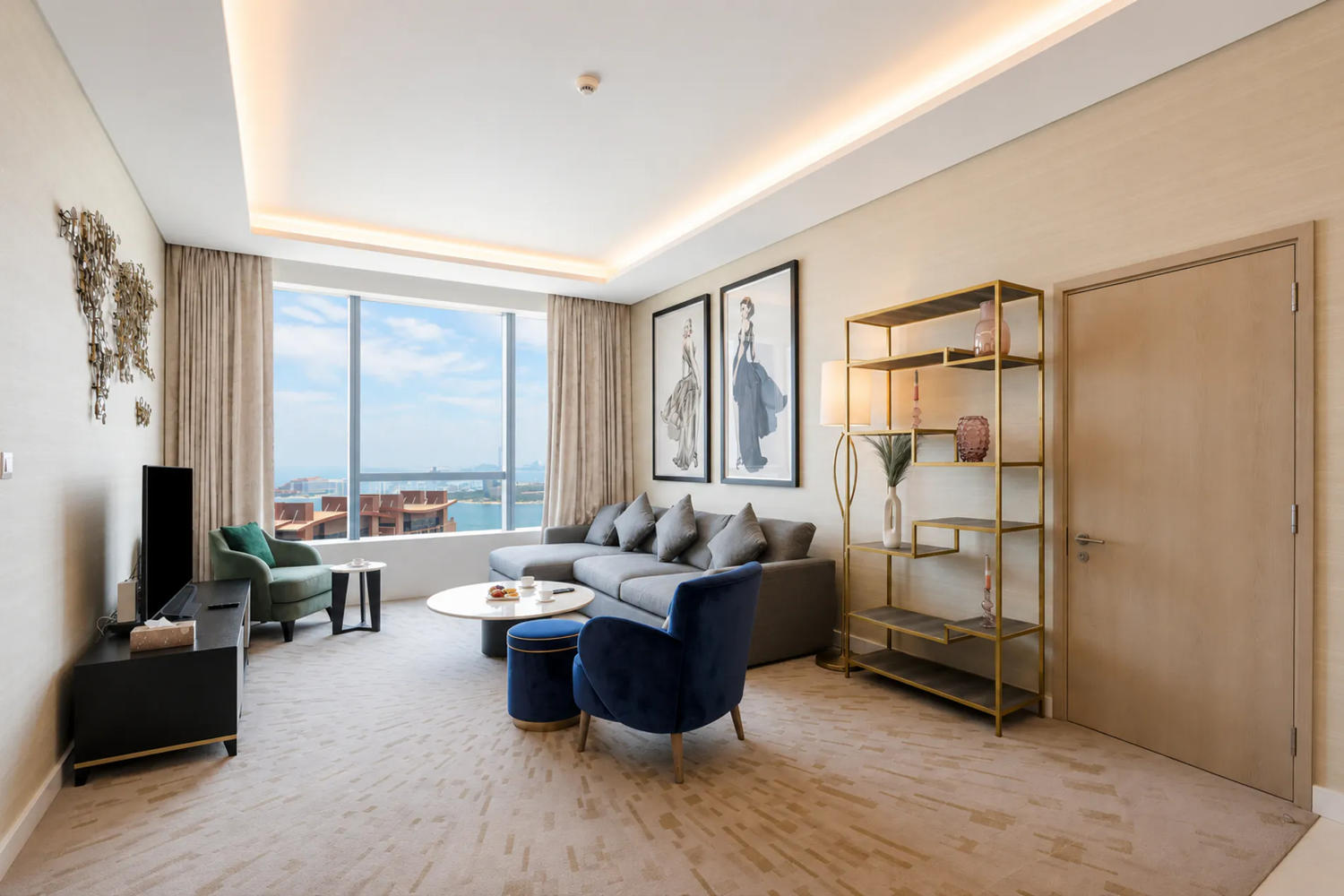 1BR With Sea View In Palm Tower 9/15