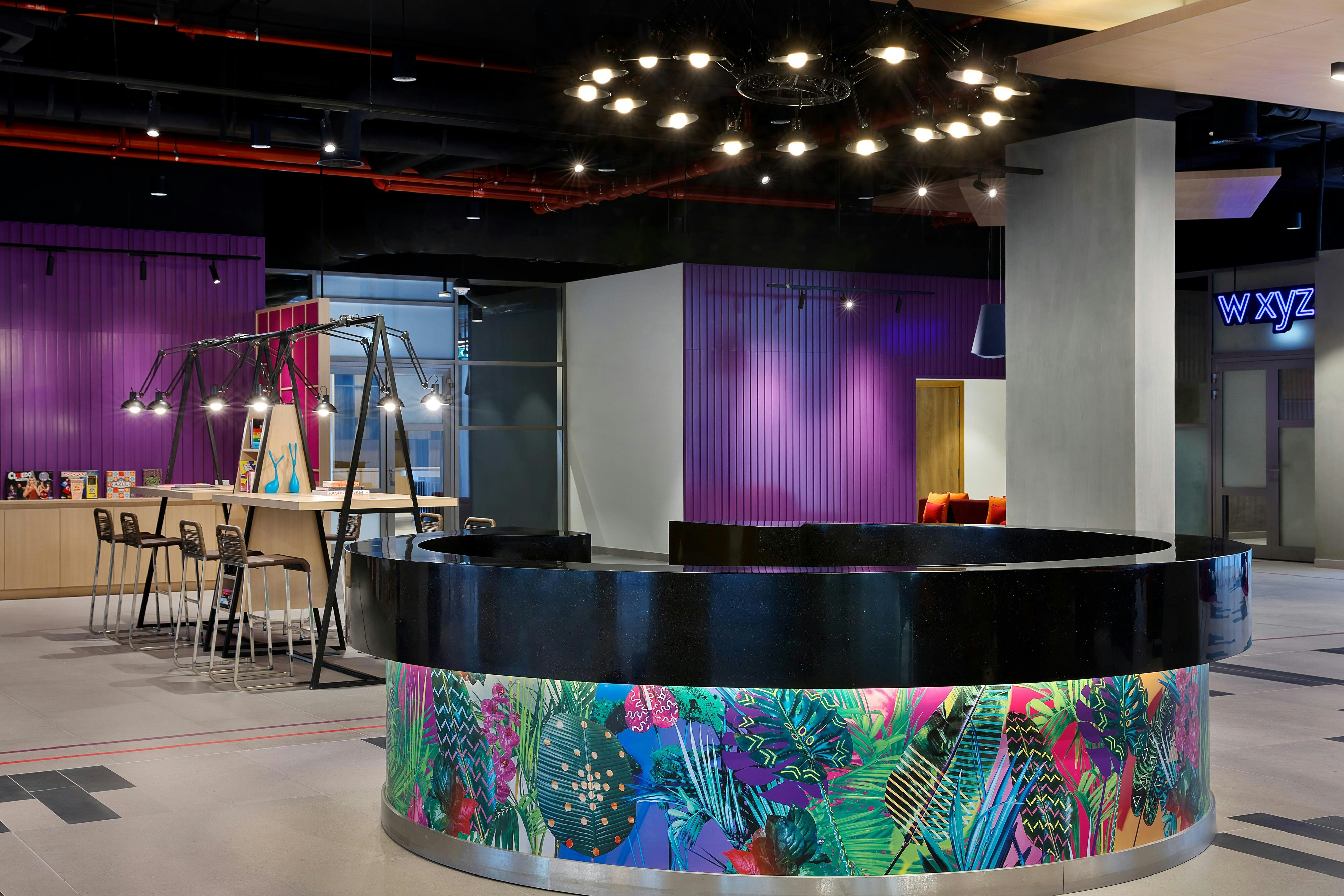 Lobby at Aloft Dubai Airport, DUBAI