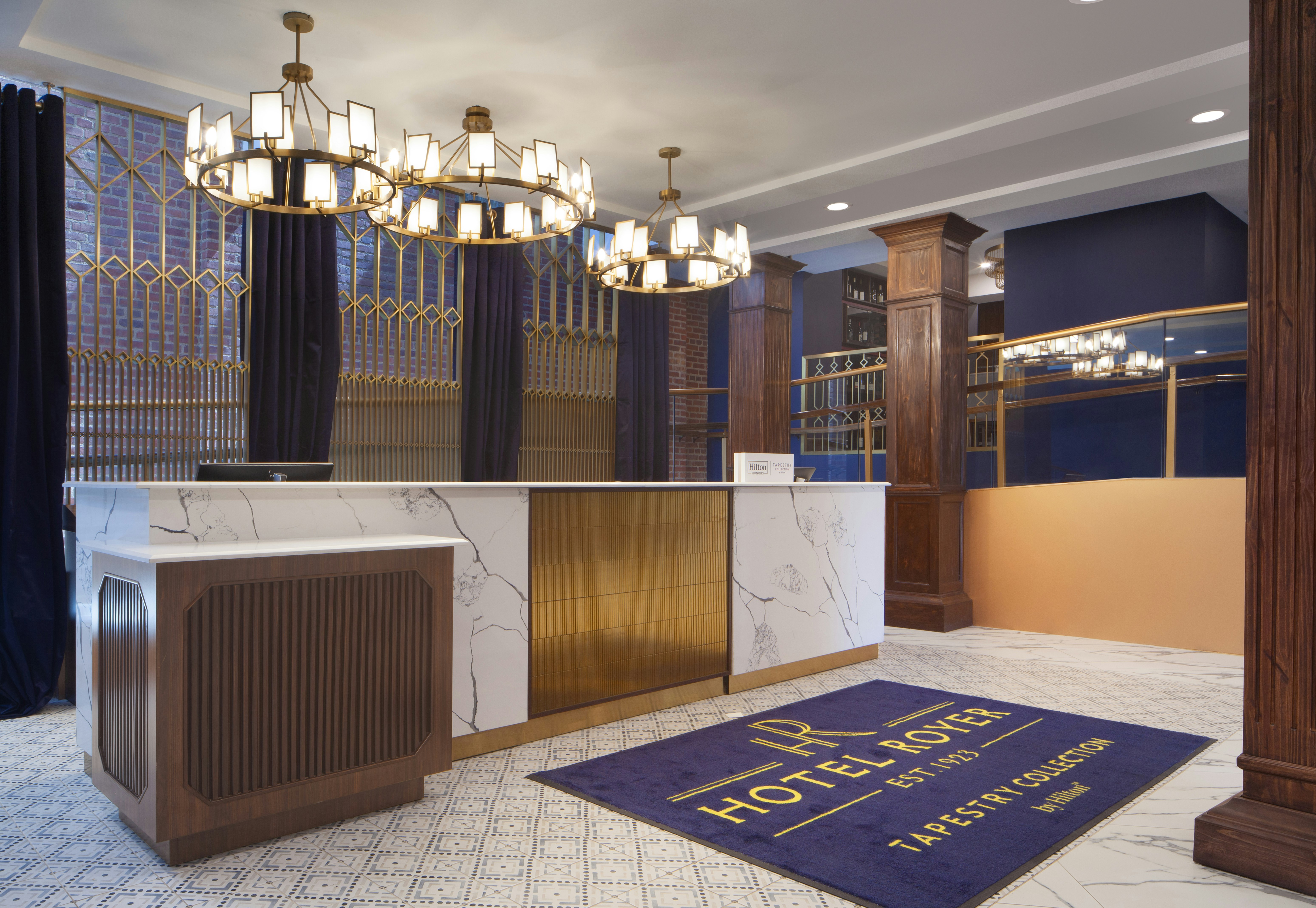 Lobby at Hotel Royer Urbana Champaign, Tapestry Collection by Hilton, CHAMPAIGN - IL