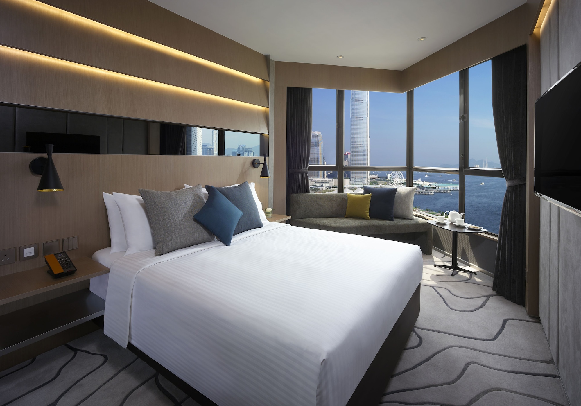 Room, Double Bed, Harbour View, Optimum Floor