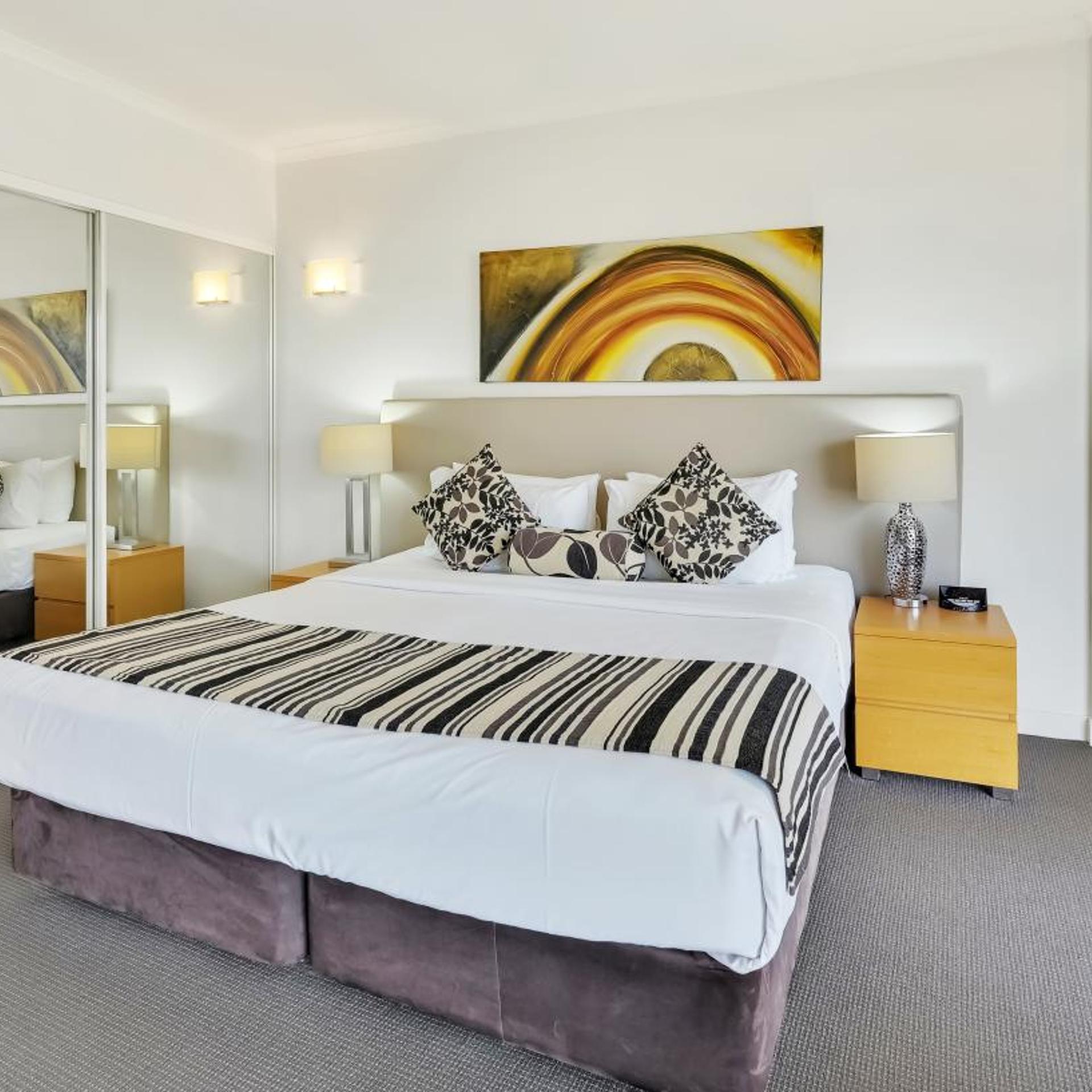 غرفة تنفيذية بسرير كينج بغرفة نوم واحدة، CENTRAL COSMO APARTMENTS 4/10