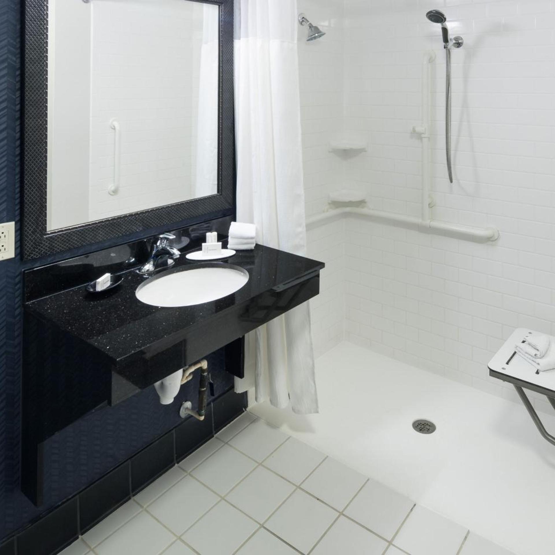 غرفة بسرير كينج بحوض استحمام لذوي الإعاقة، Fairfield Inn And Suites Orlando At Seaworld 3/10