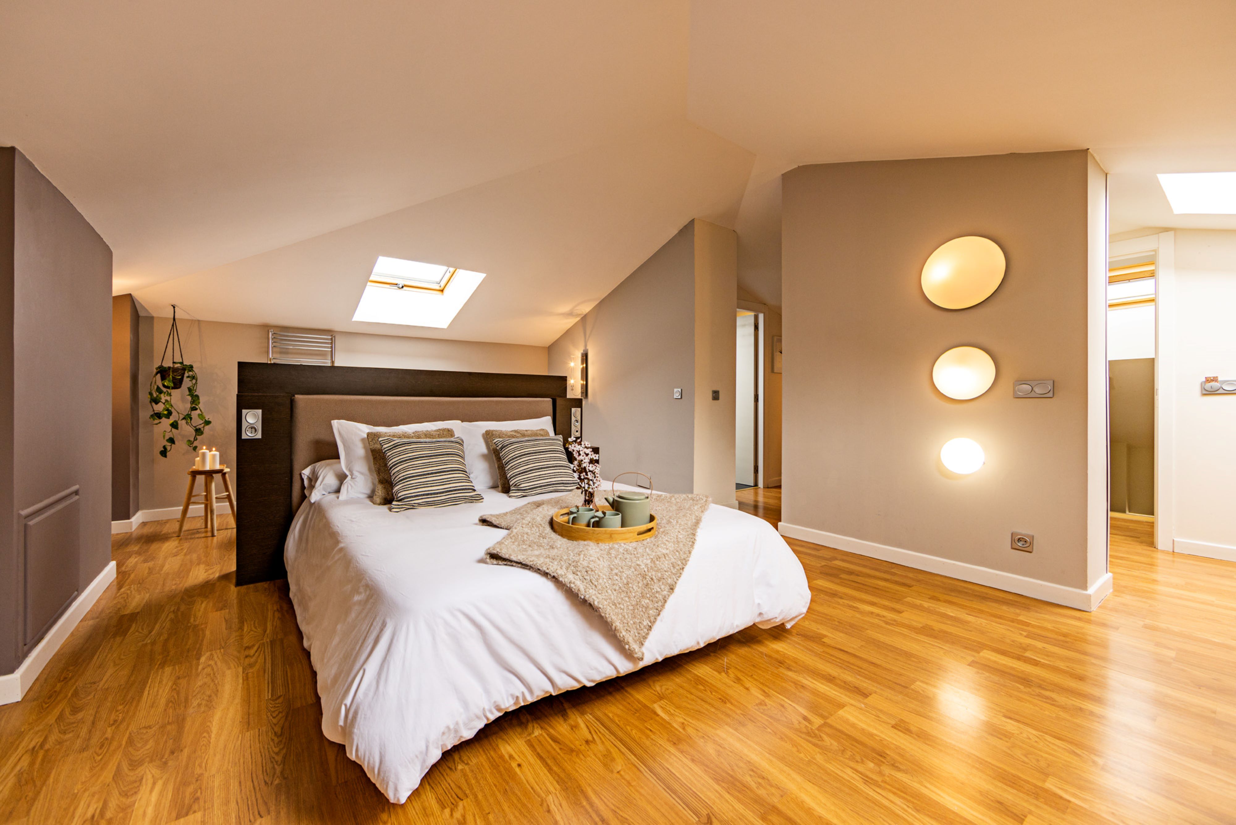 Room, Double Bed, Attic