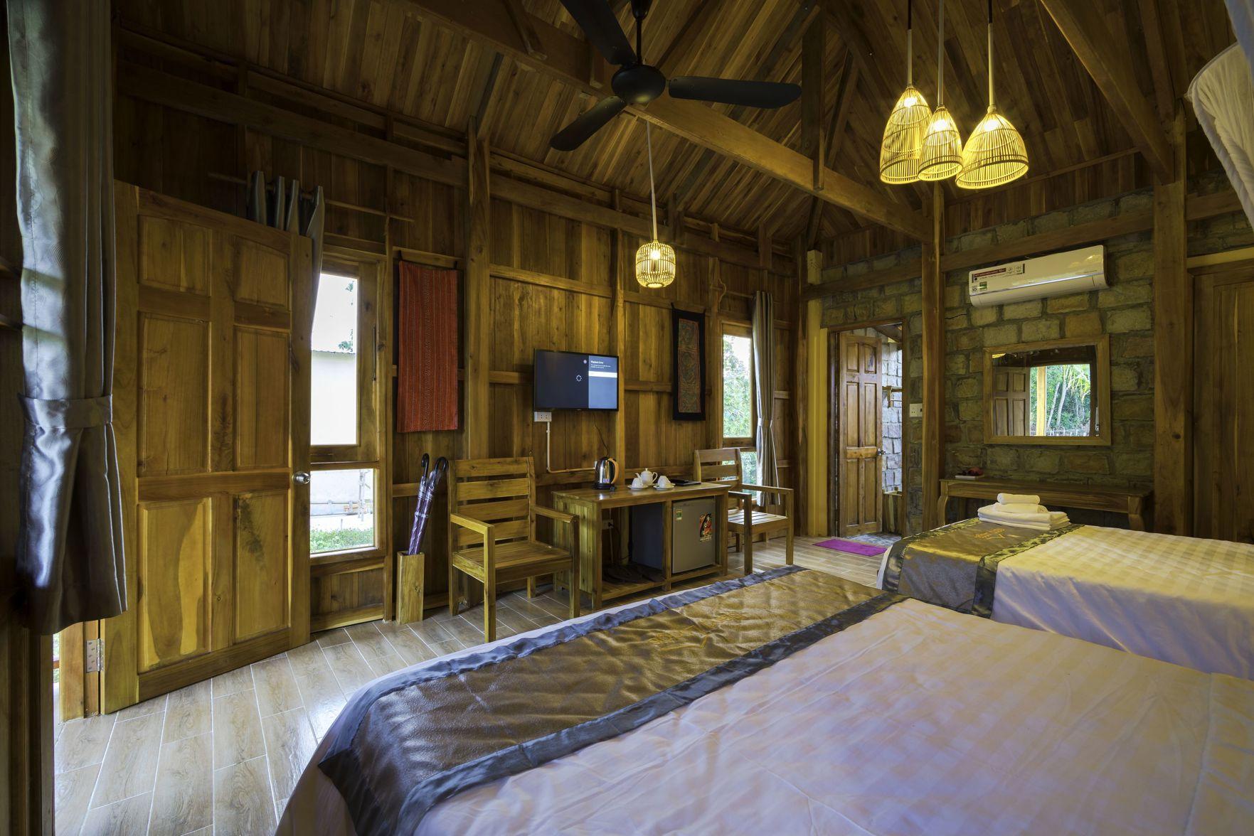 Family, Chalet, Bungalow, 2 Double Beds