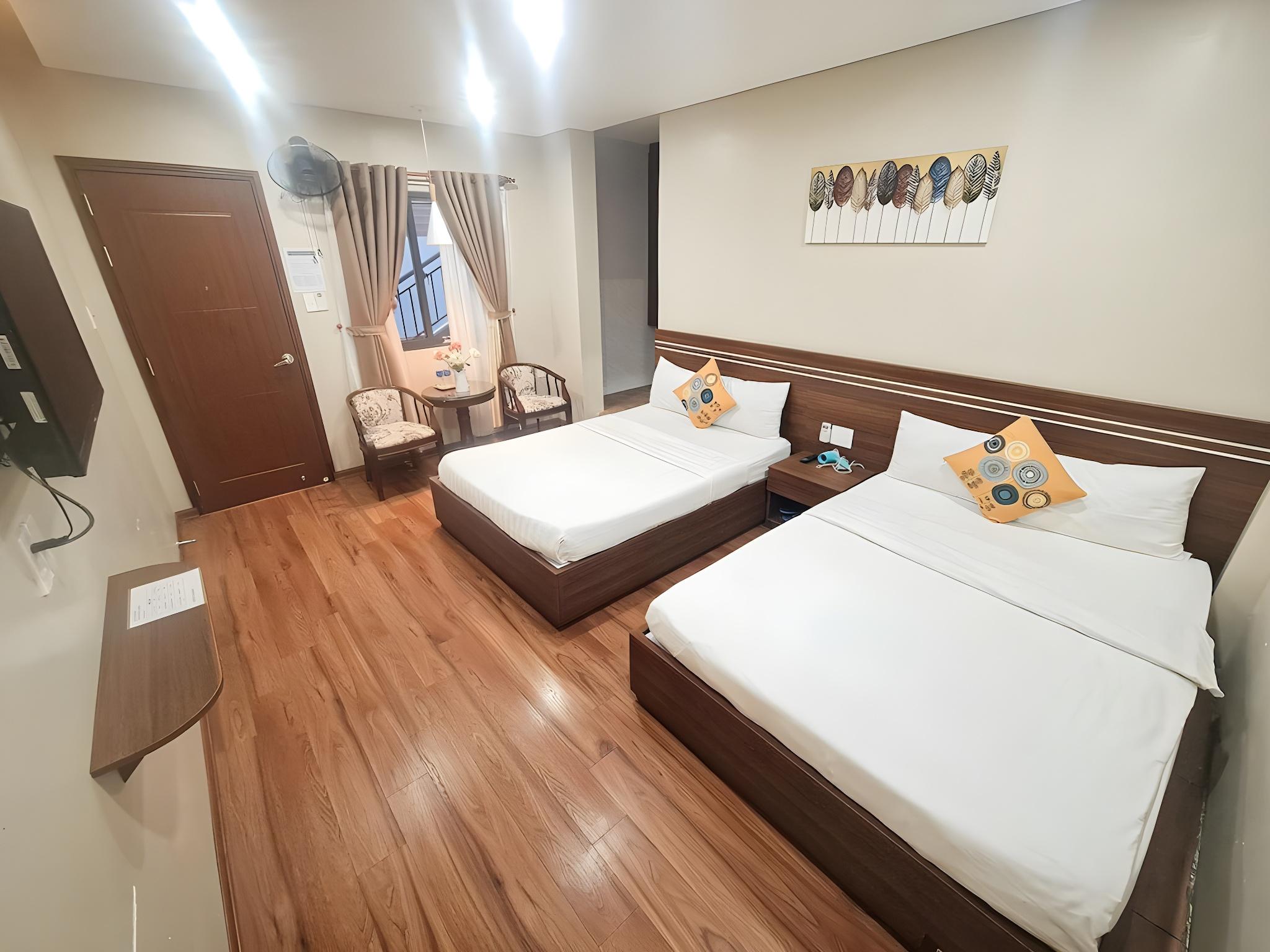 Family, Quadruple, 2 Double Beds, Garden View