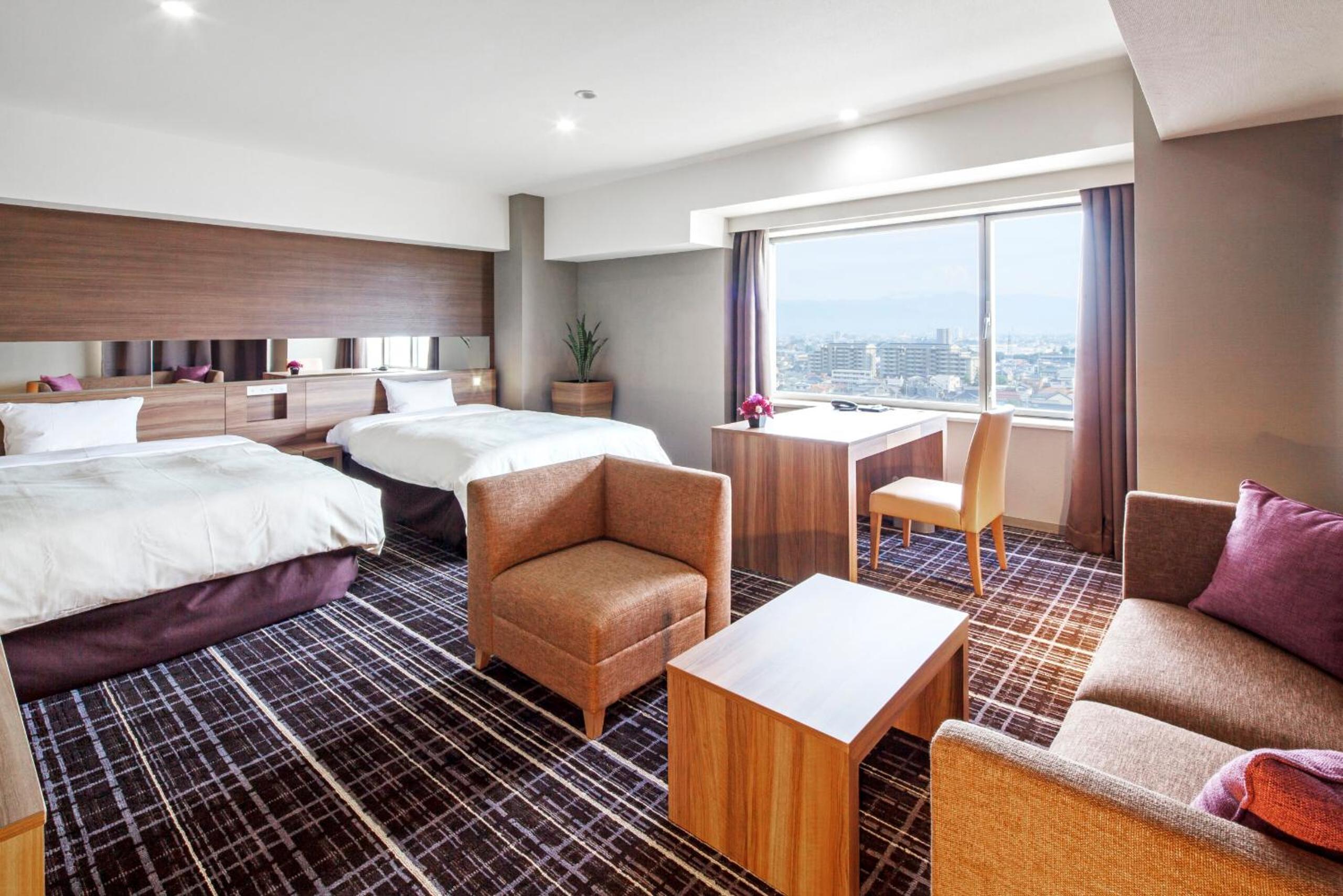غرفة ديلوكس بسريرين منفصلين، Kofu Kinenbi Hotel 4/5