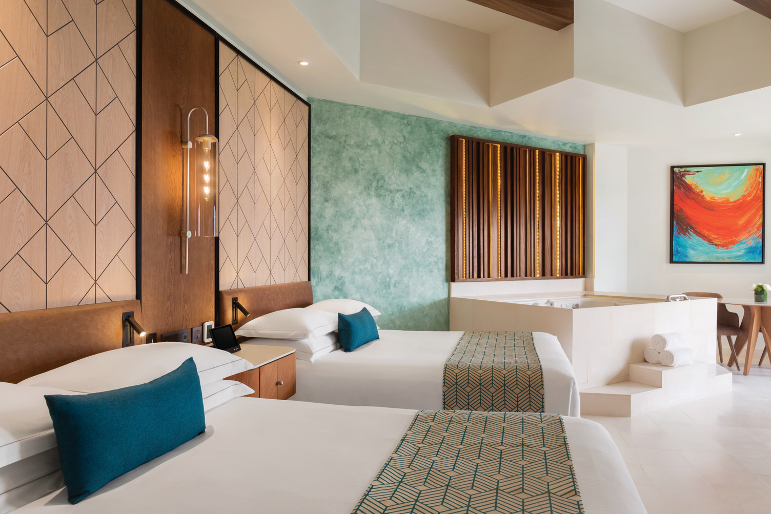 junior suite, 2 double beds