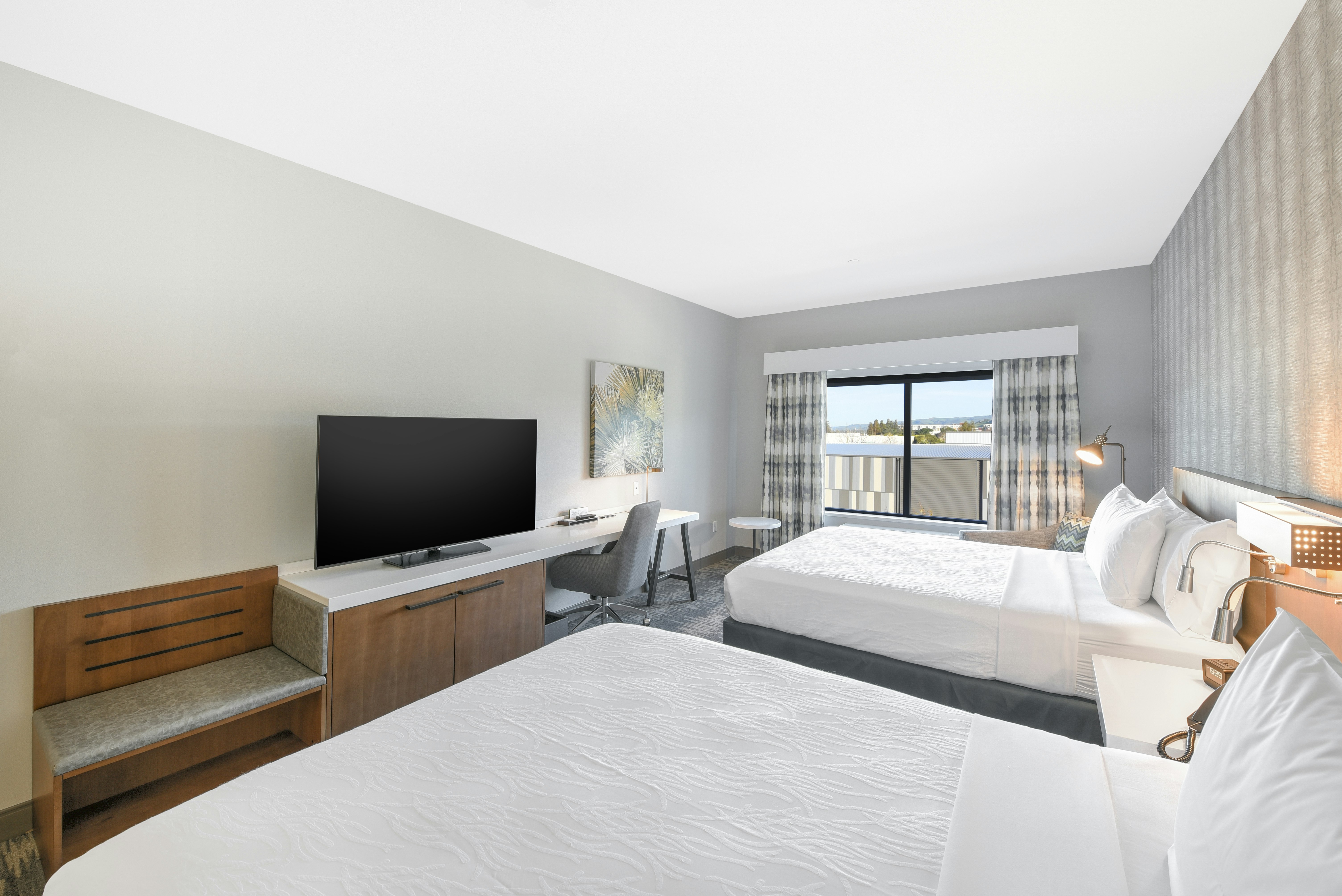 غرفة بسريرين كوين، Hilton Garden Inn Fremont CA 4/5
