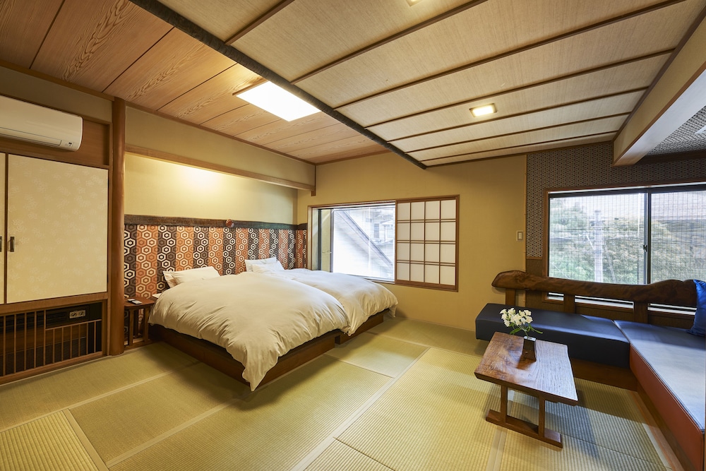 Japanese, Twin Beds, Indoor Hot Spring Bath