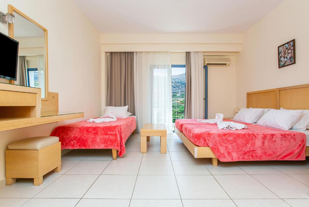 استوديو ثلاثي بسريرين منفصلين، Hermes Hotel Malia 2/2