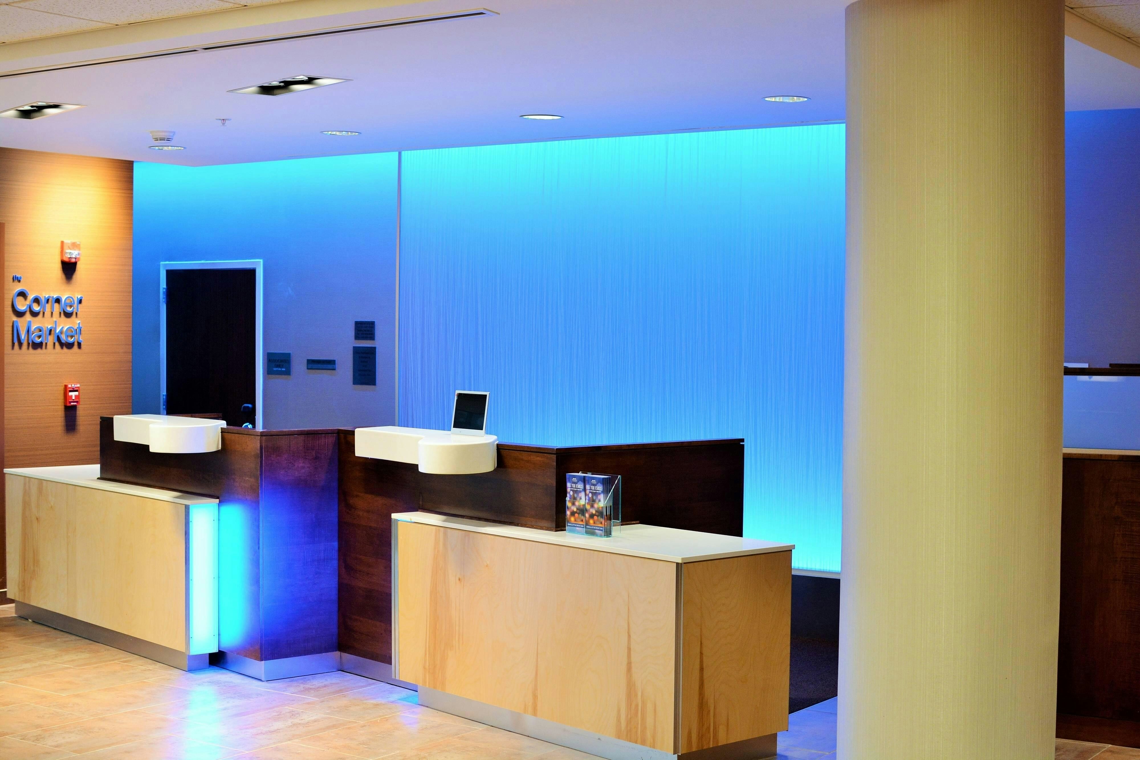 Lobby at Fairfield Inn Suites Omaha Northwest, OMAHA - NE