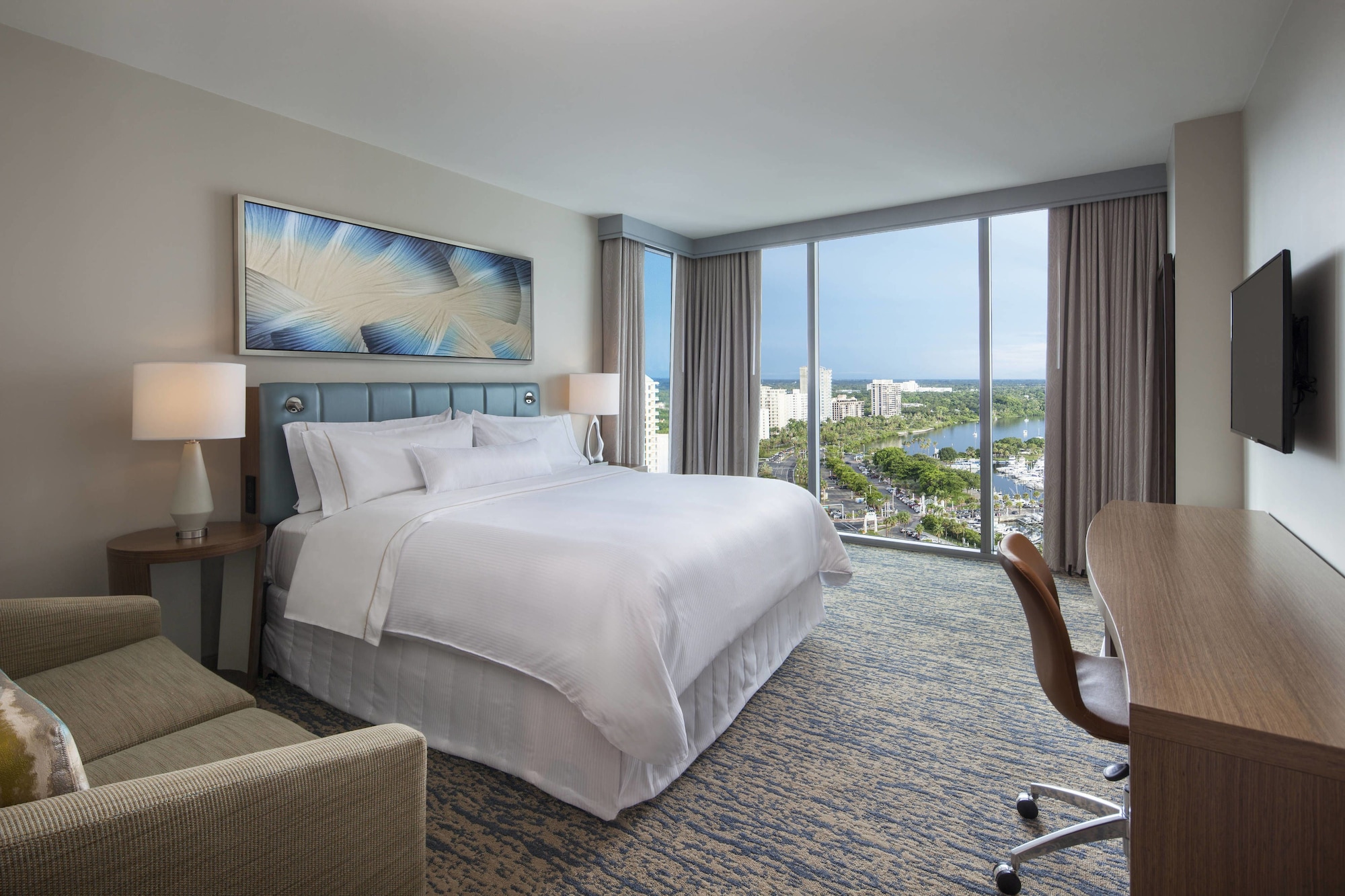 Premium, King Bed, Marina View, Balcony